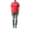 Amiri Core Logo T-Shirt in Red sold by MARAIS