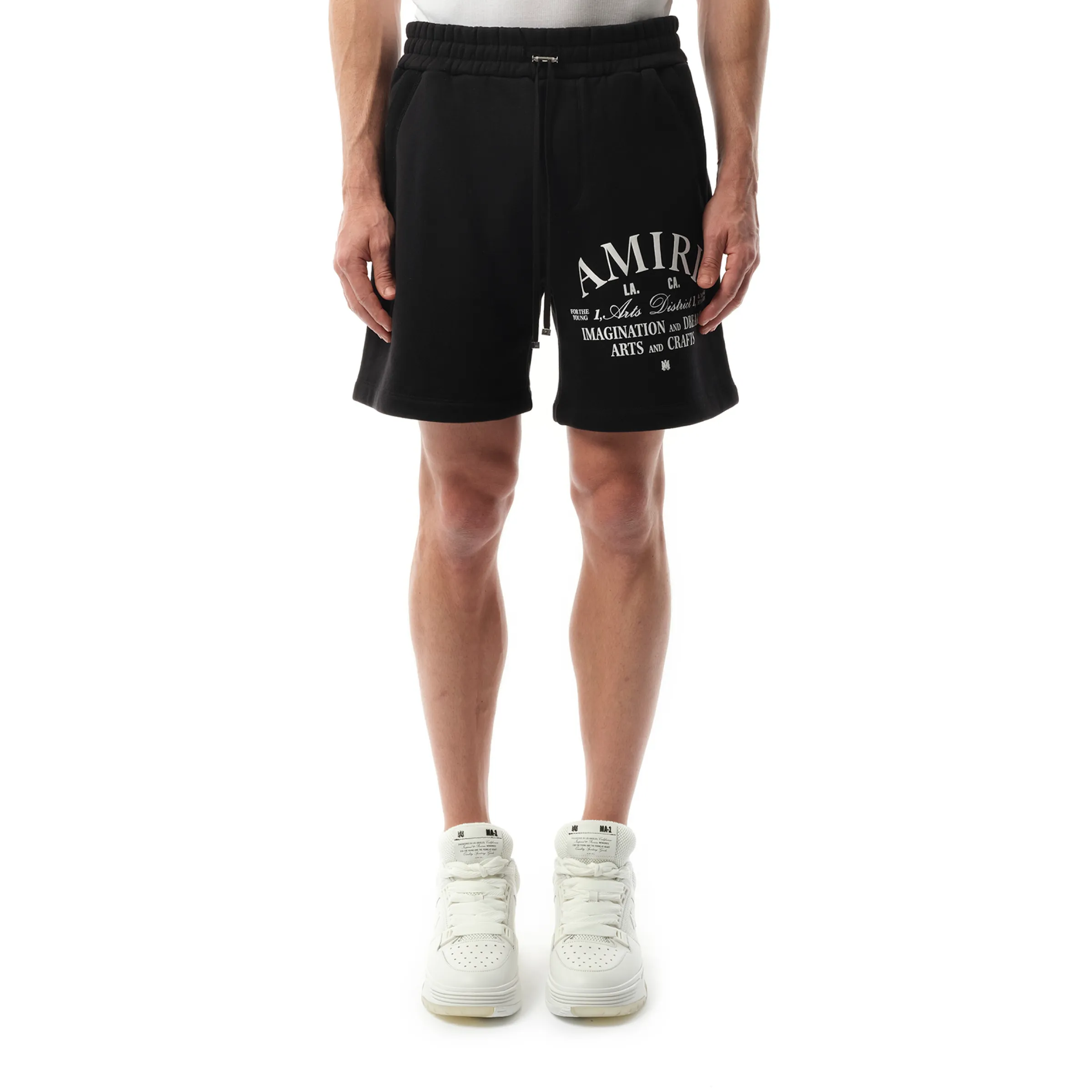 Amiri Arts District Shorts in Black sold by MARAIS