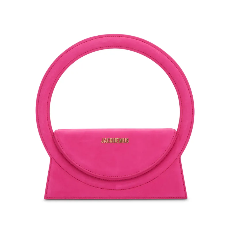 Le Sac Rond Circle Purse in Dark Pink sold by MARAIS