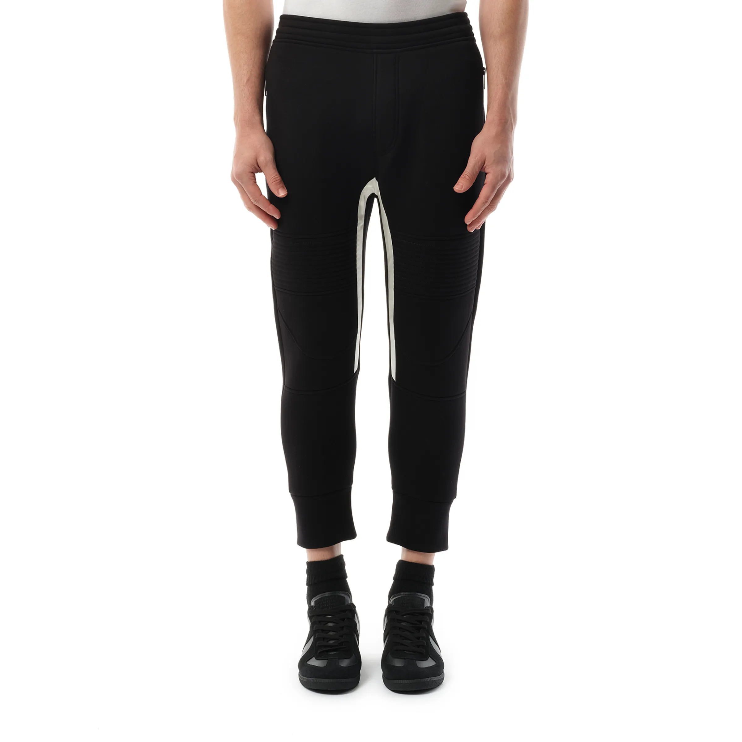 Pants in Black/White sold by MARAIS