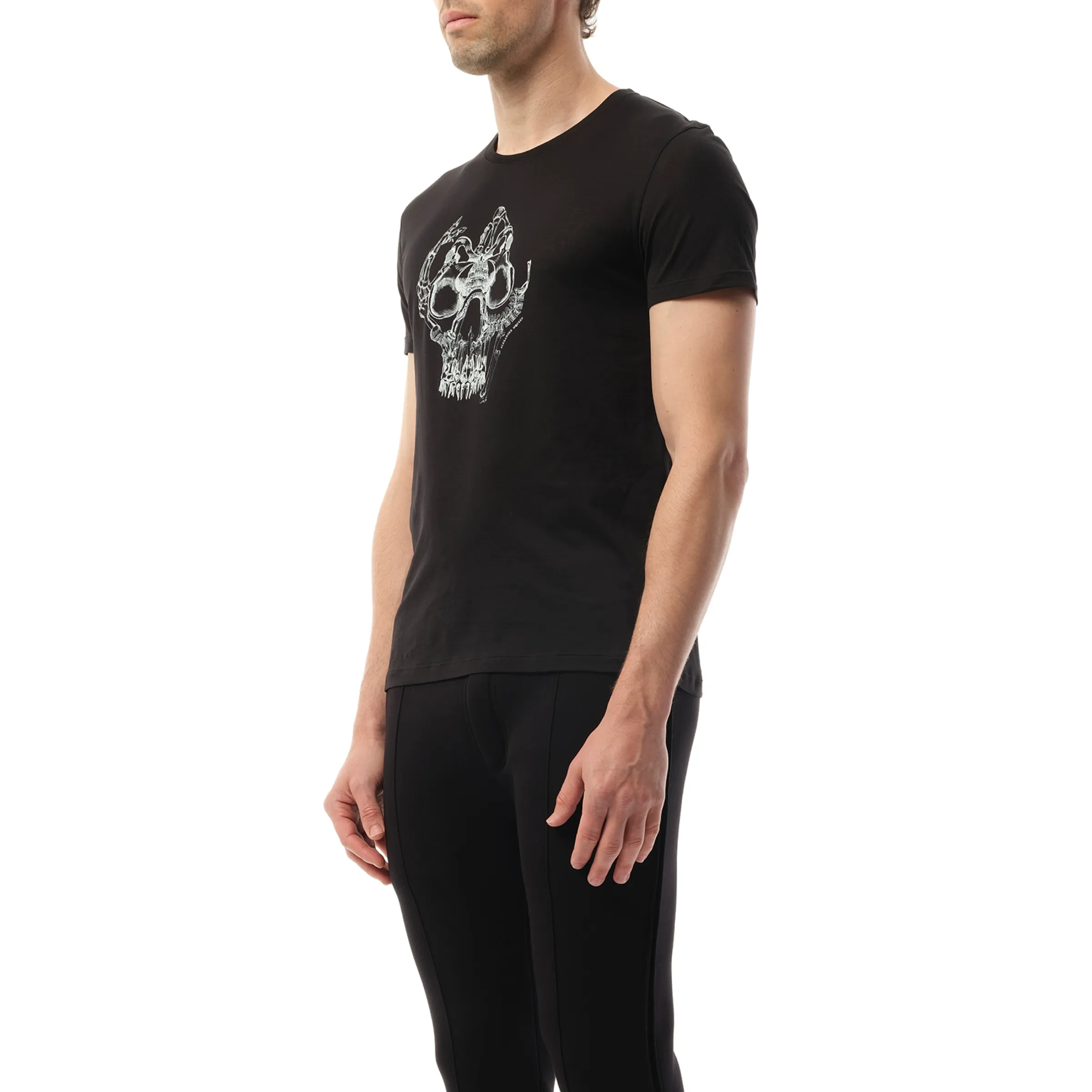 Skull Bones T-Shirt in Black sold by MARAIS product image thumbnail 5