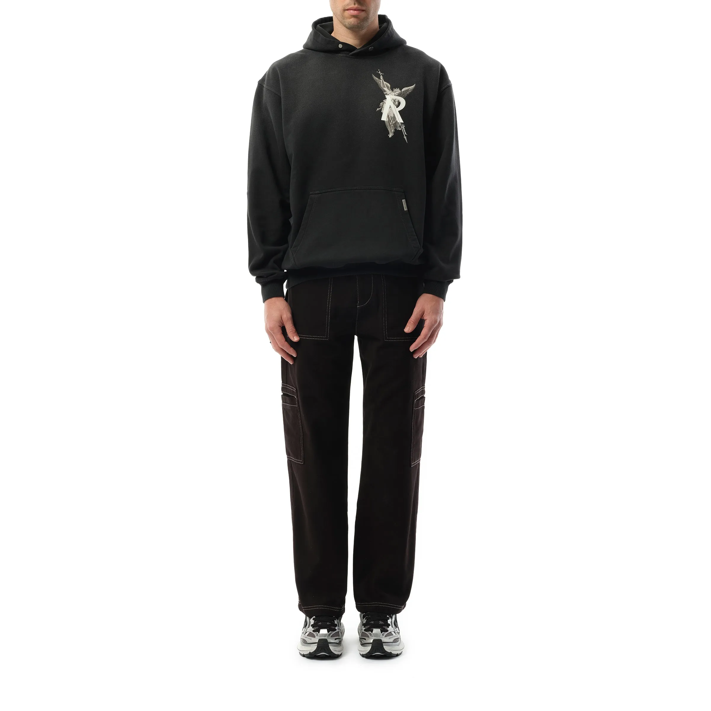 Archangel Hoodie in Stained Black sold by MARAIS product image thumbnail 4