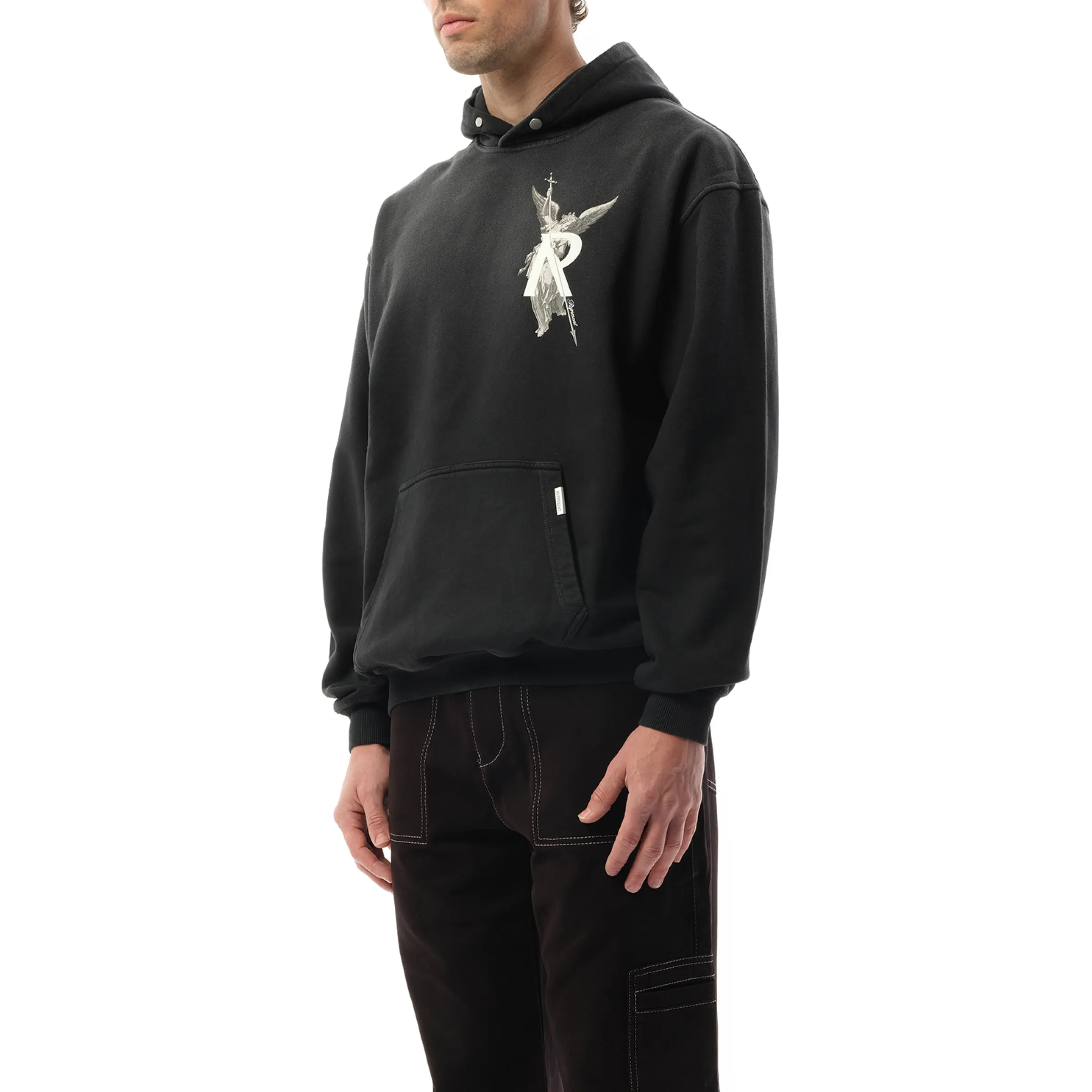 Archangel Hoodie in Stained Black sold by MARAIS product image thumbnail 5