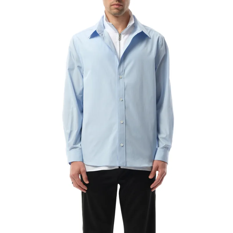 Hybrid Shirt in Light Blue/White made by Loewe