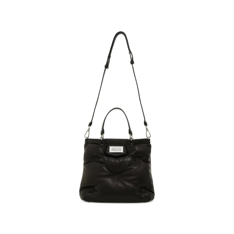 Small Glam Slam Shopping Bag in Black sold by MARAIS