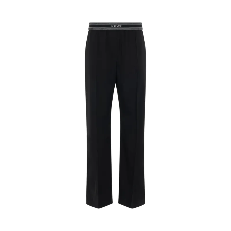 Logo Trousers in Black sold by MARAIS