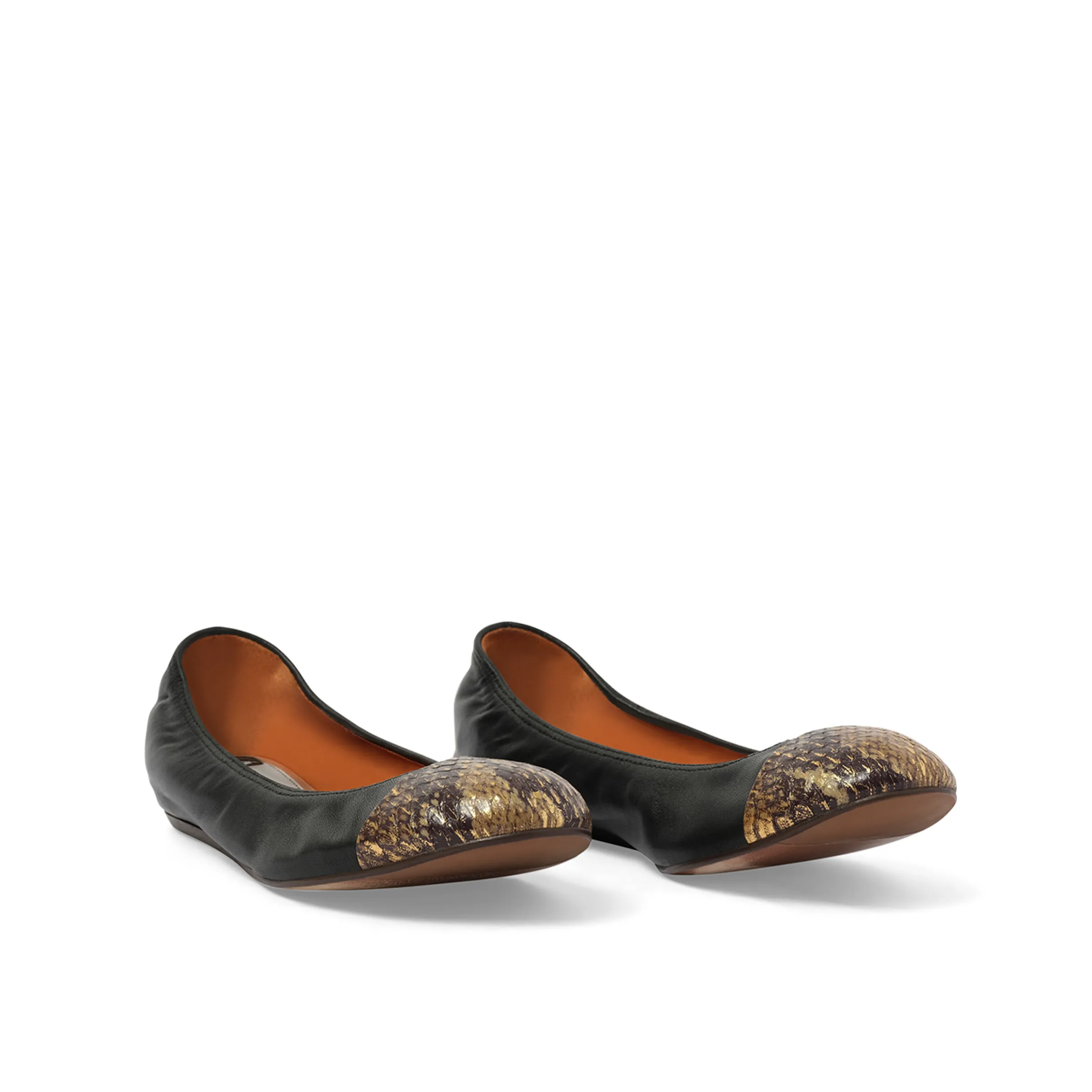 Captoe Ballerina in Black sold by MARAIS product image thumbnail 2