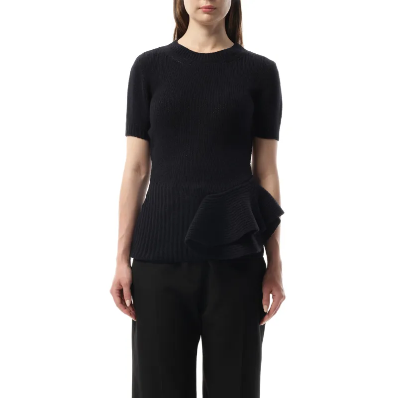 Knitted Top in Blue sold by MARAIS