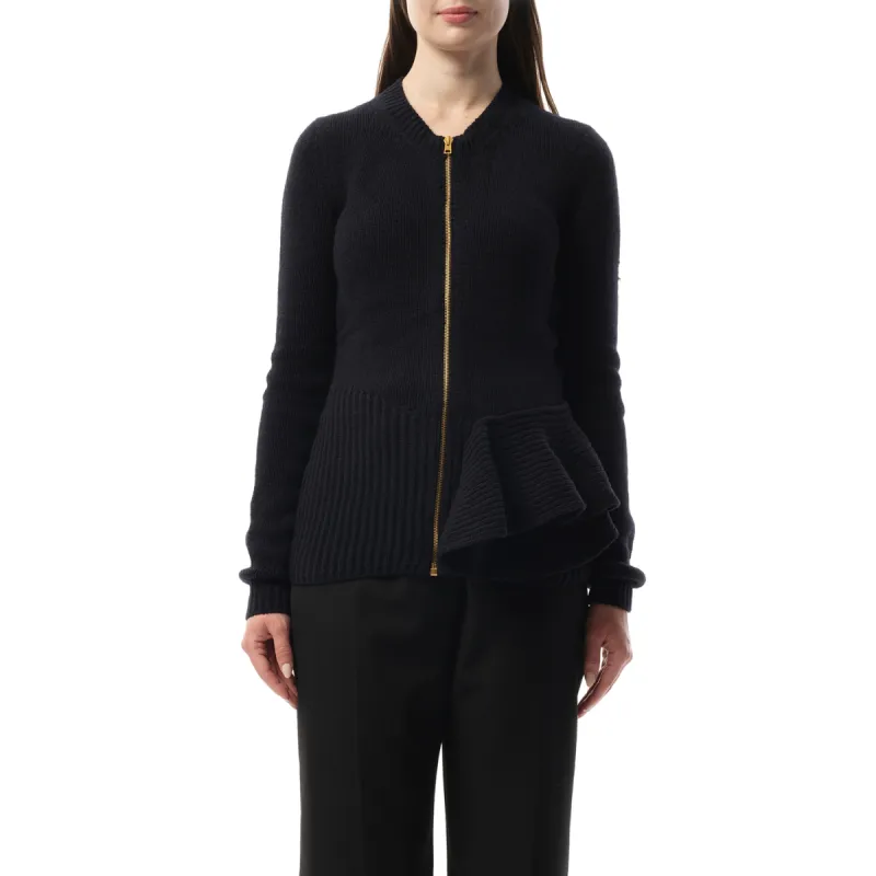 Knitted Jacket in Blue sold by MARAIS