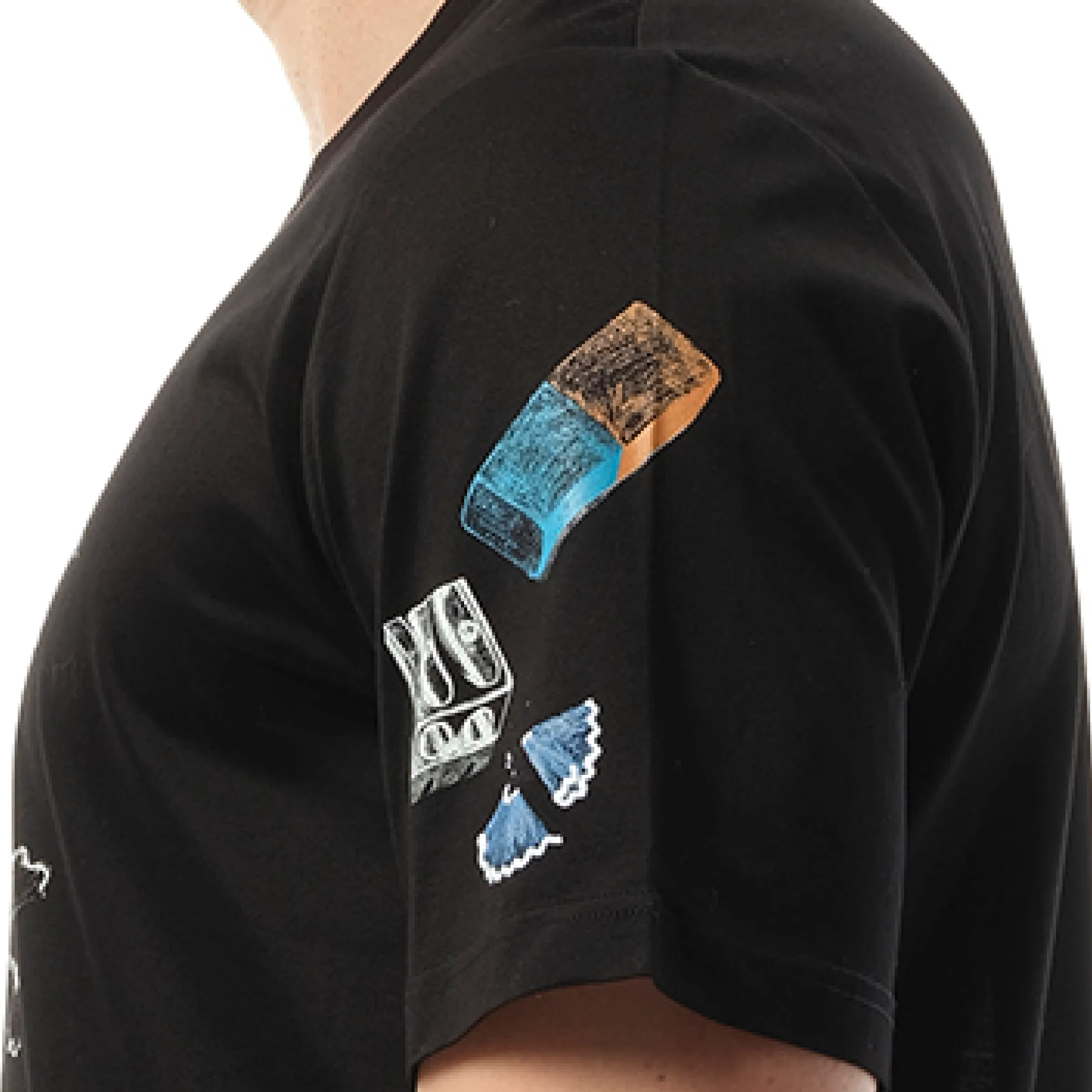 Pencils Shavings T-Shirt in Black sold by MARAIS product image thumbnail 3