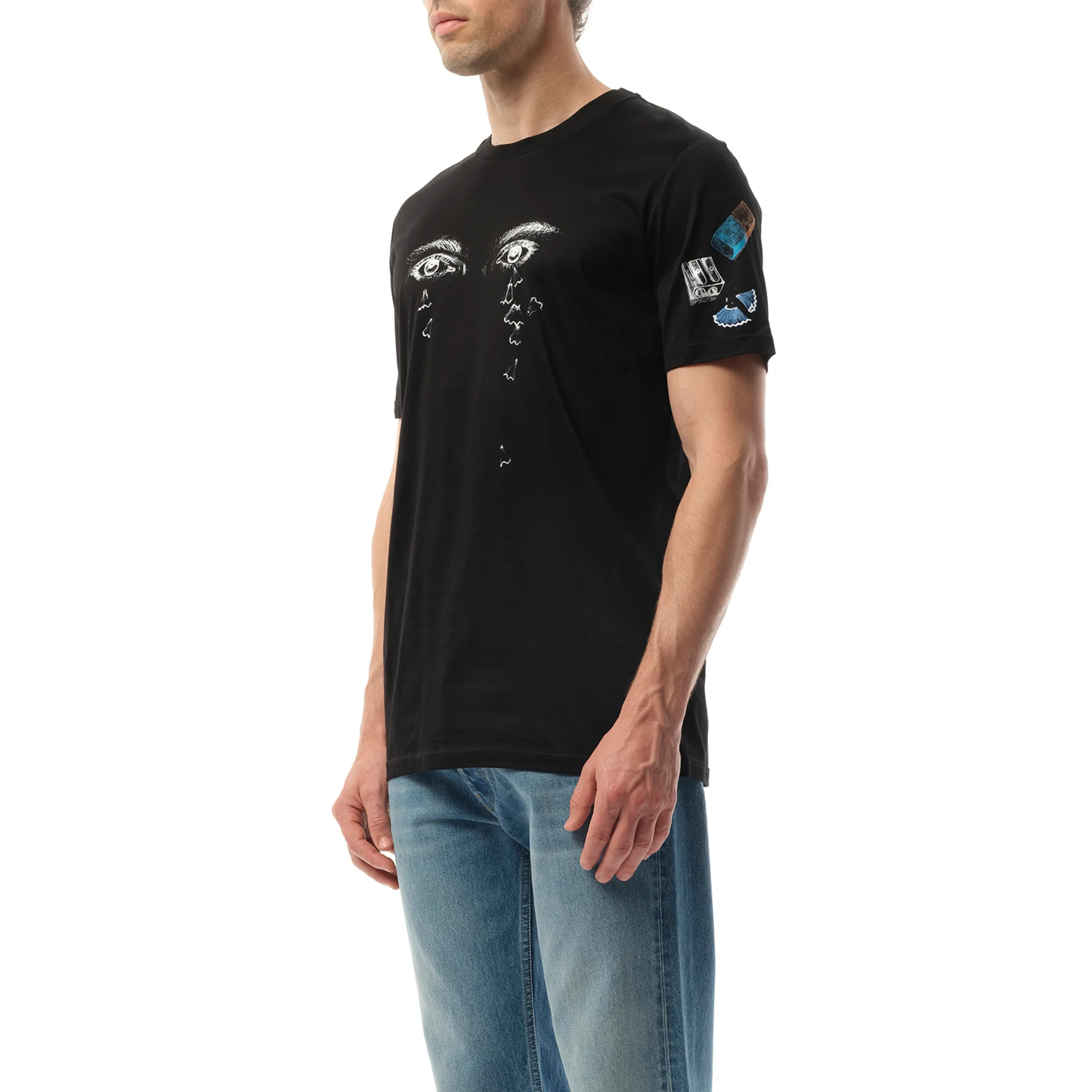 Pencils Shavings T-Shirt in Black sold by MARAIS product image thumbnail 5