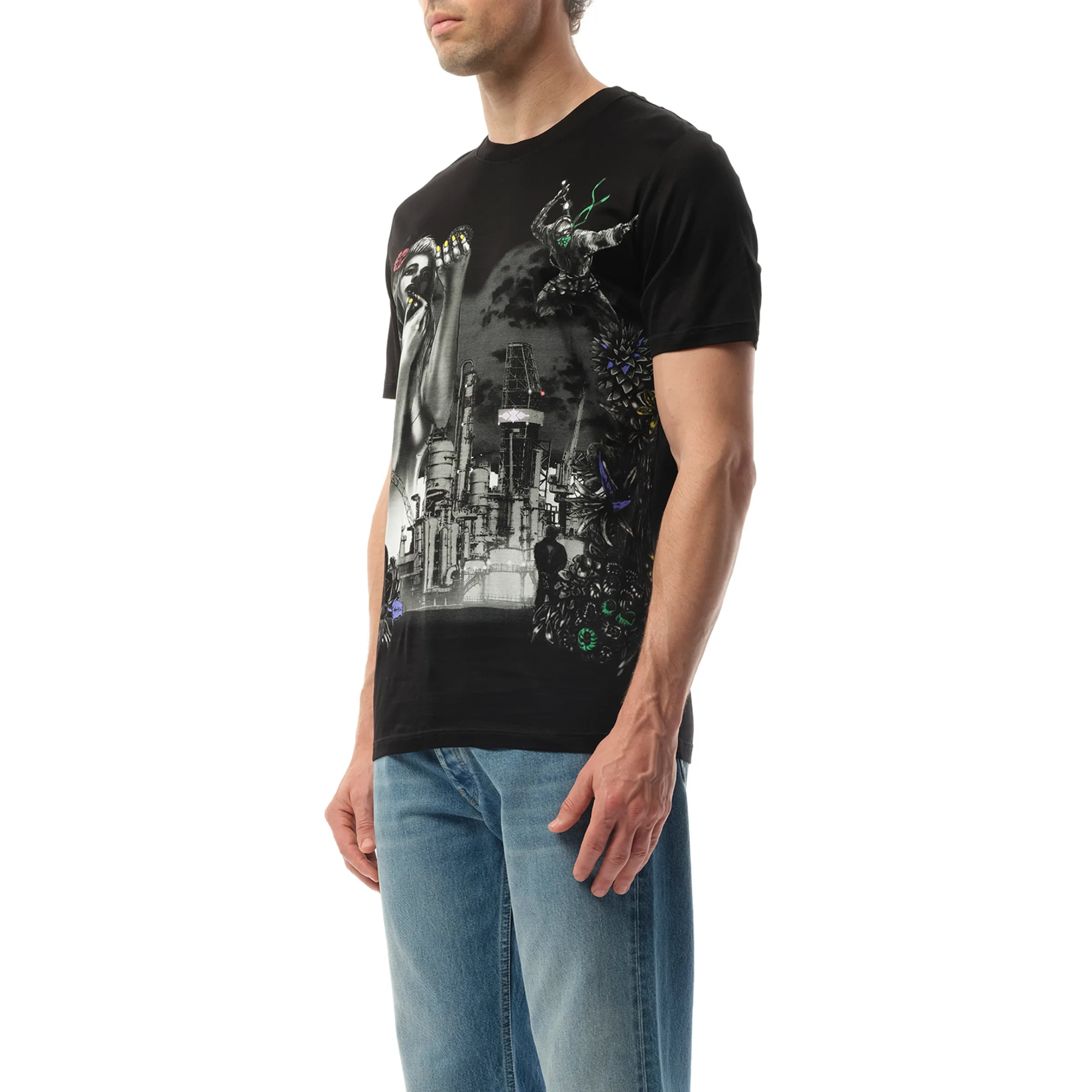 Reflnery T-Shirt in Black sold by MARAIS product image thumbnail 5