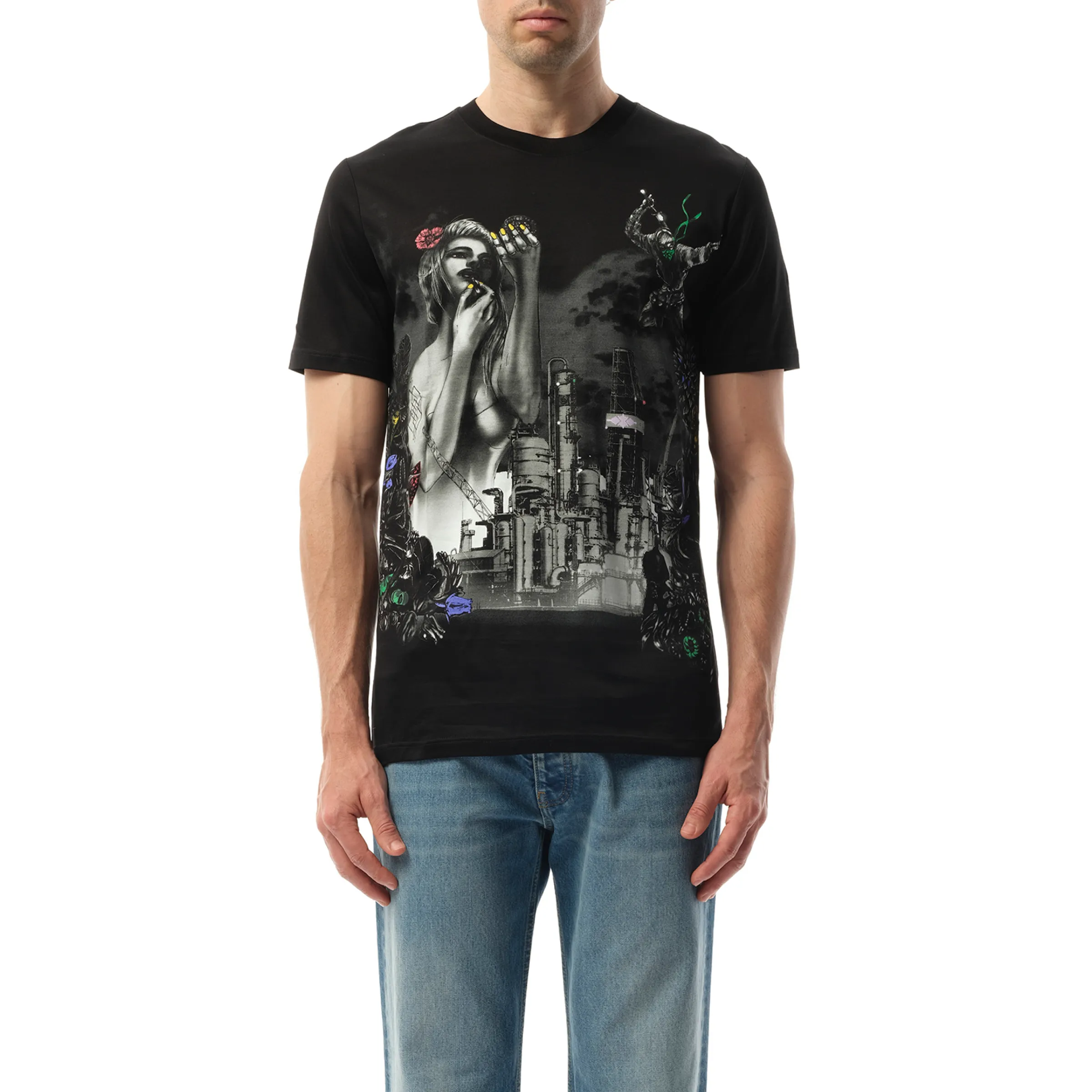 Reflnery T-Shirt in Black sold by MARAIS