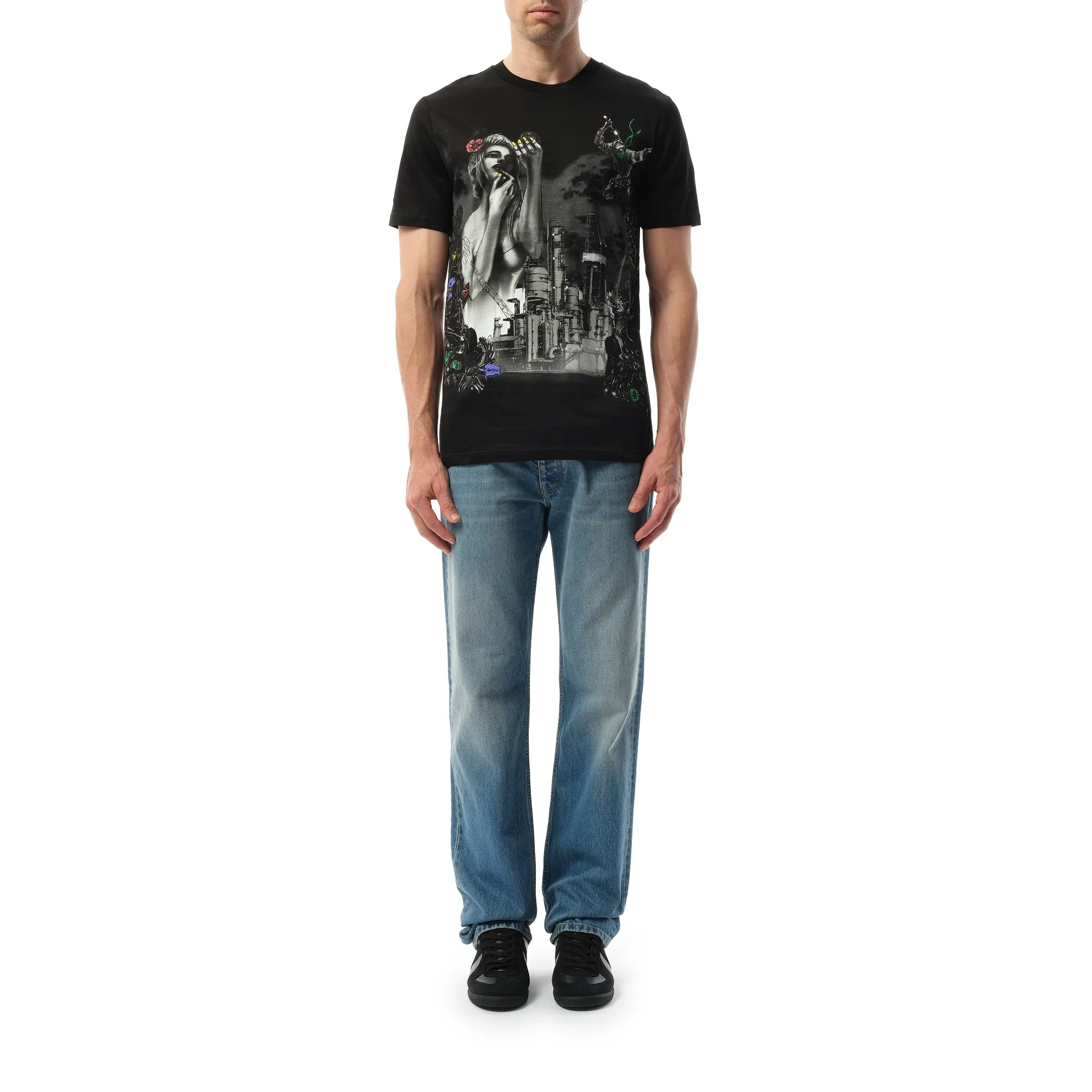 Reflnery T-Shirt in Black sold by MARAIS product image thumbnail 4