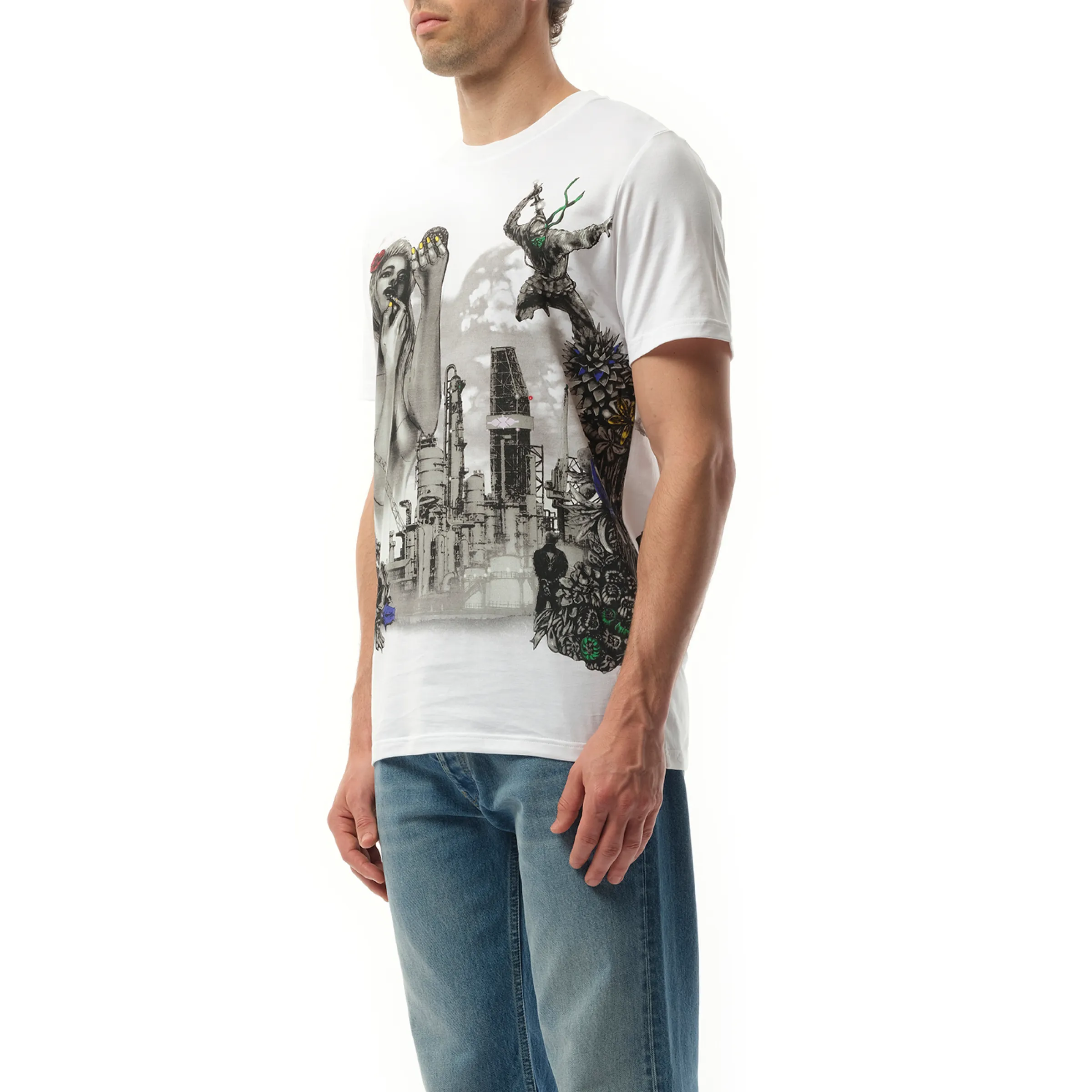 Reflnery T-Shirt in White sold by MARAIS product image thumbnail 5
