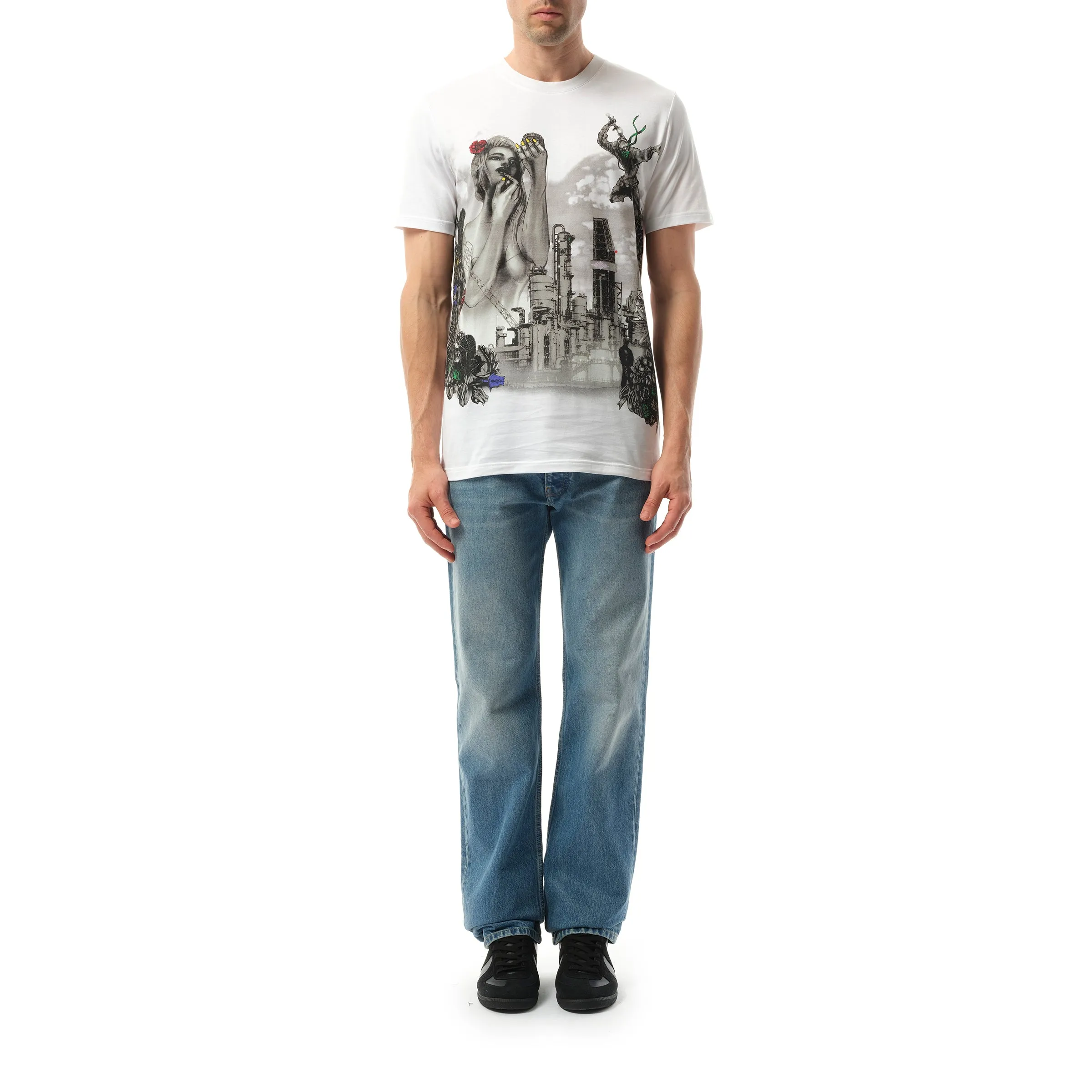 Reflnery T-Shirt in White sold by MARAIS product image thumbnail 4