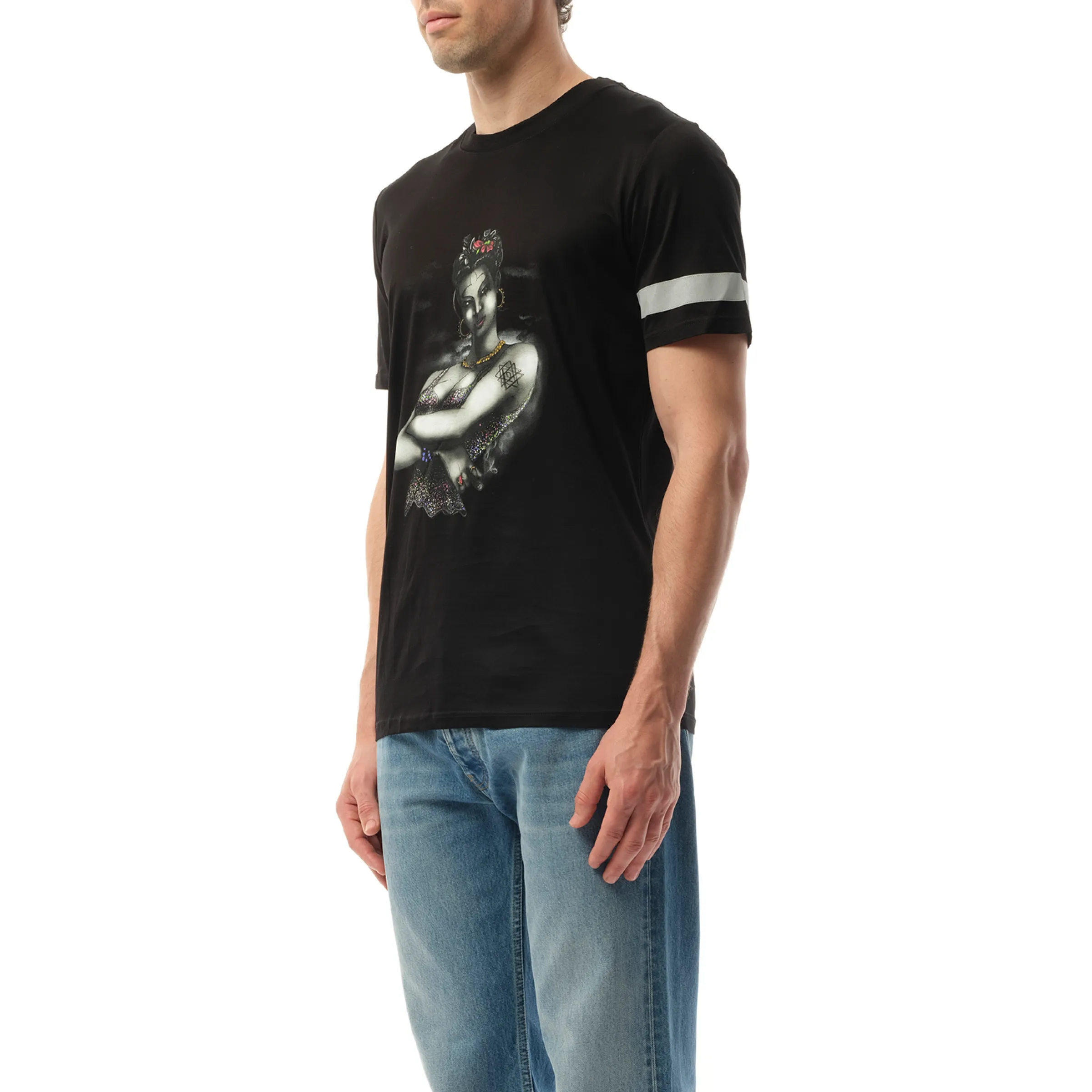 Placed T-Shirt in Black sold by MARAIS product image thumbnail 5