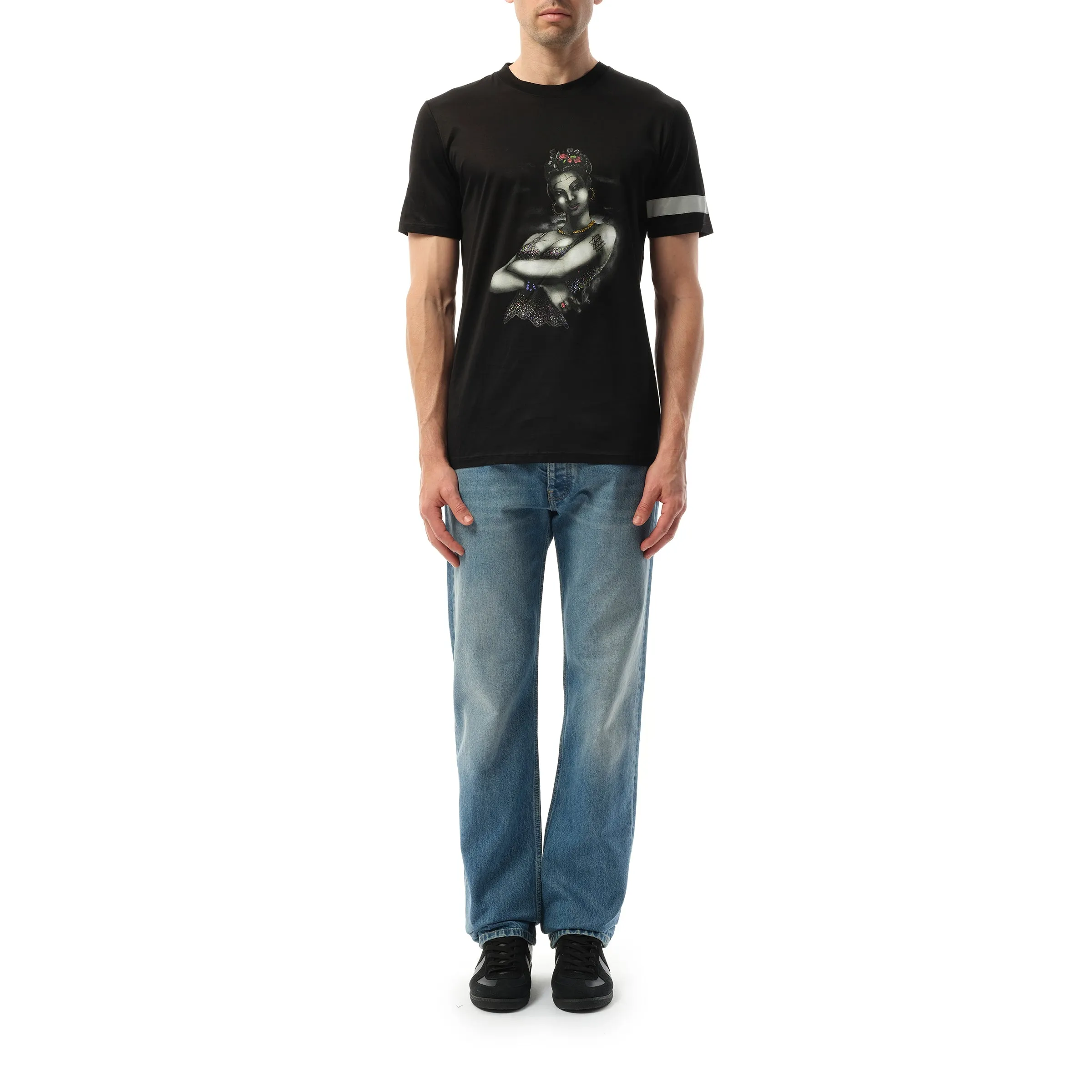 Placed T-Shirt in Black sold by MARAIS product image thumbnail 4