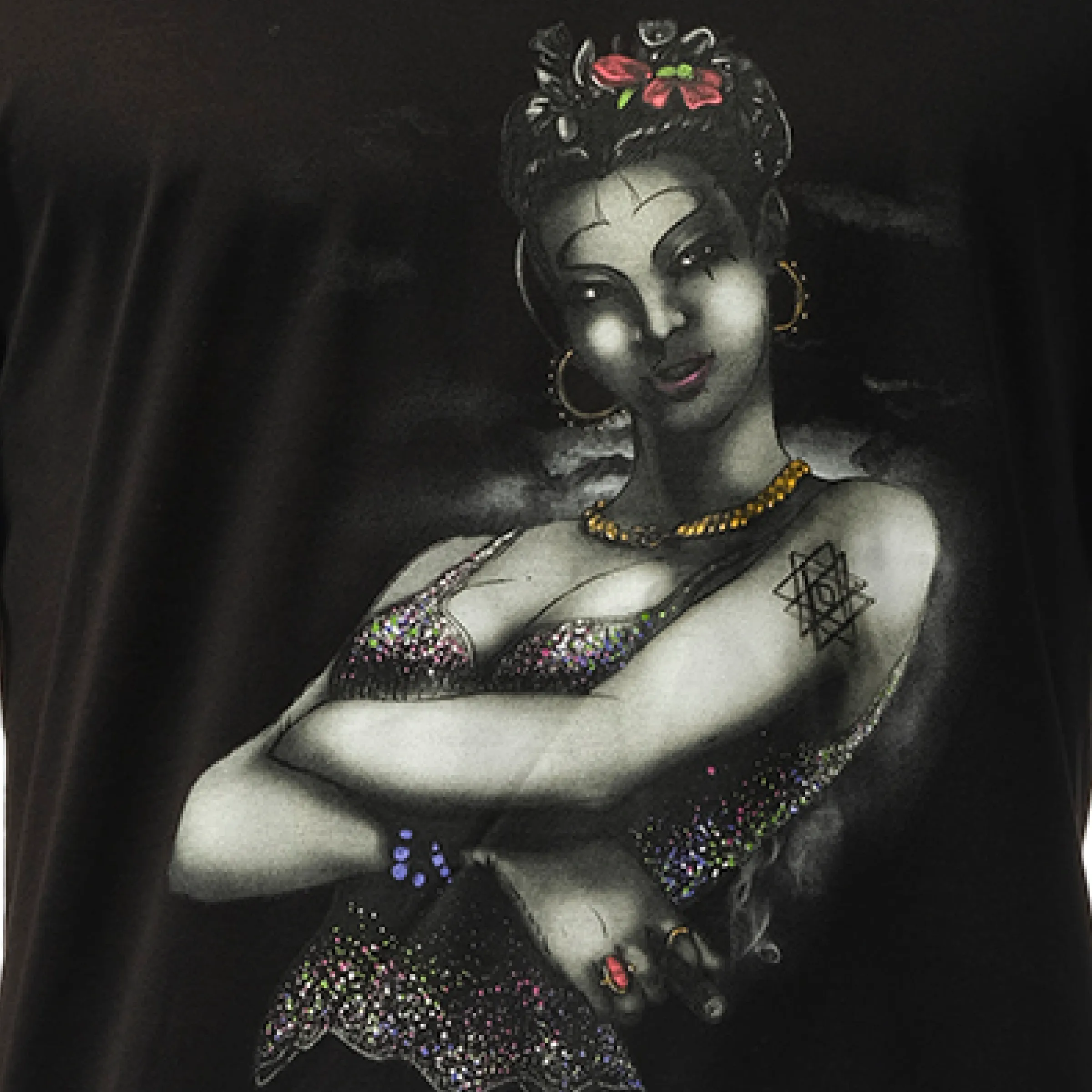 Placed T-Shirt in Black sold by MARAIS product image thumbnail 2