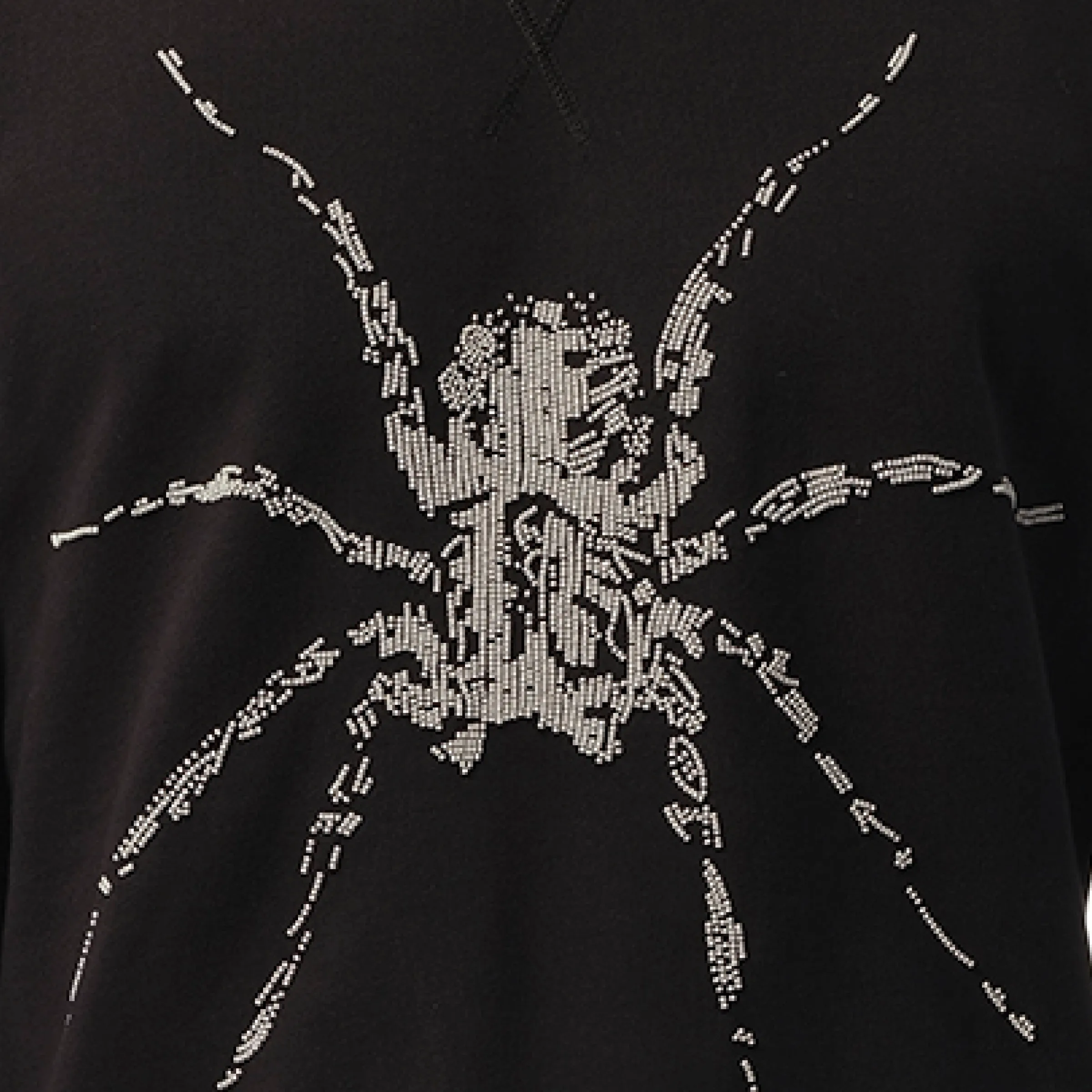 Spider Emb Sweatshirt in Black sold by MARAIS product image thumbnail 3