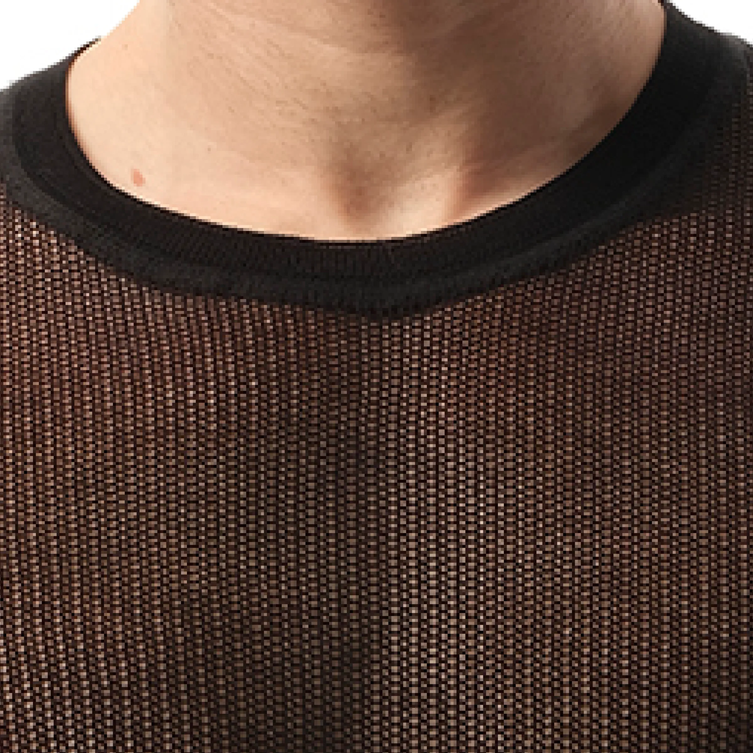 Net Stitch Sweatshirter in Black sold by MARAIS product image thumbnail 2