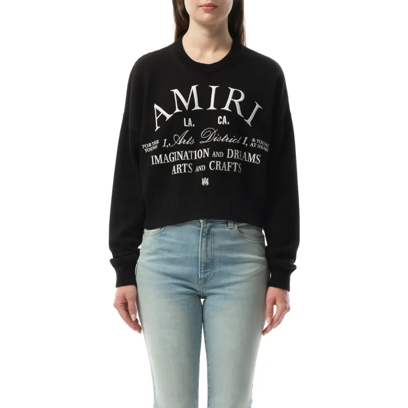 Arts District Sweatshirt in Black sold by MARAIS