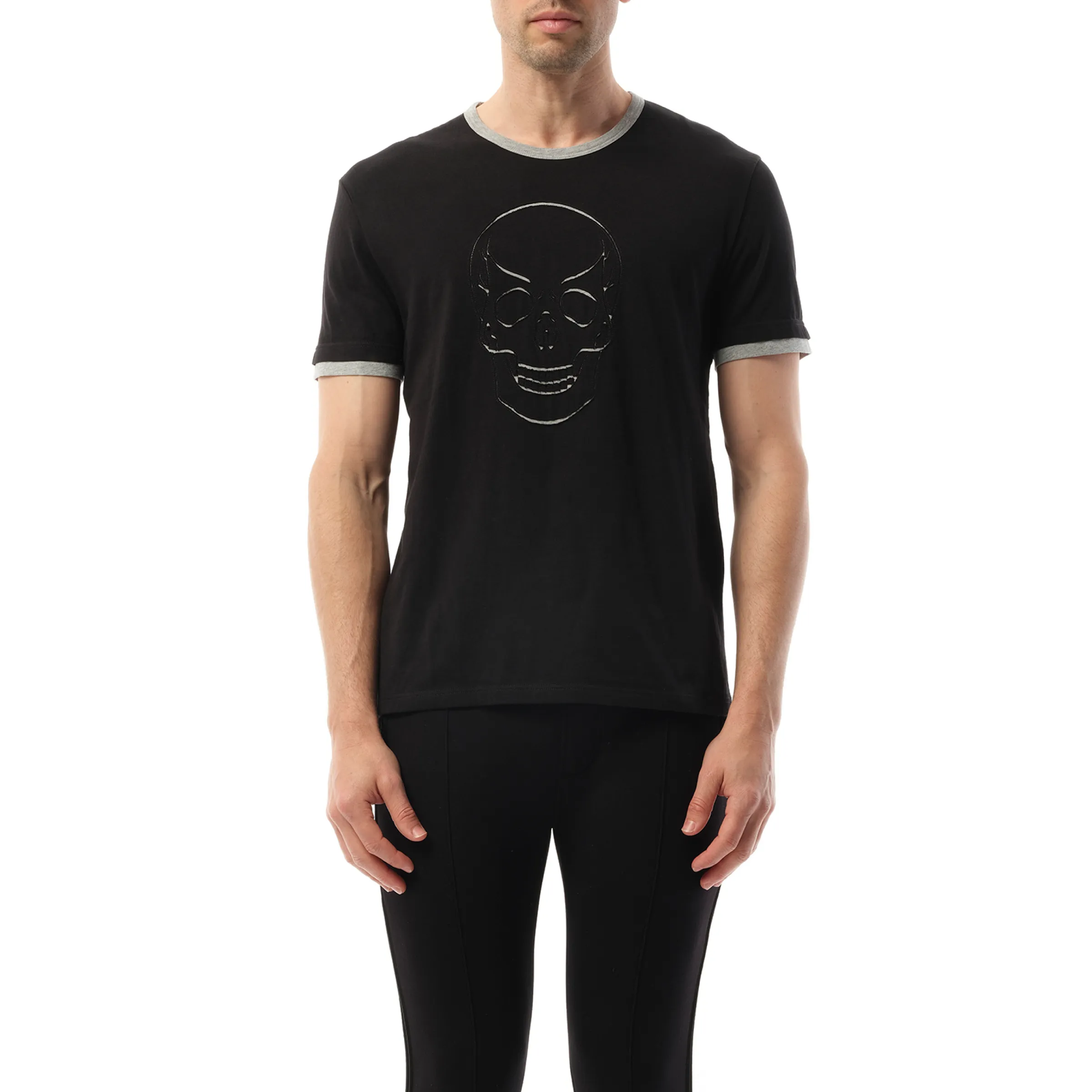 Skull T-Shirt in Black sold by MARAIS