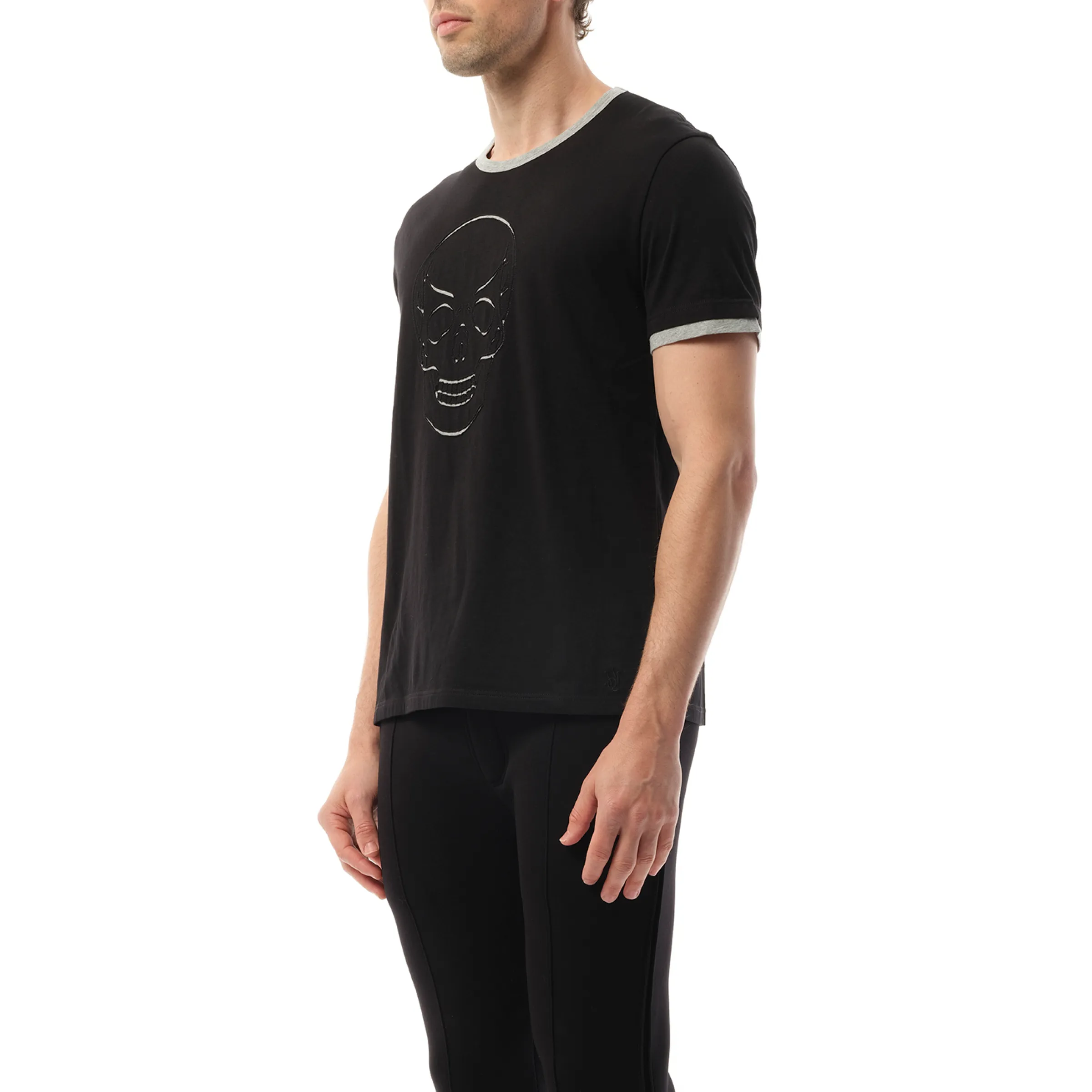 Skull T-Shirt in Black sold by MARAIS product image thumbnail 5