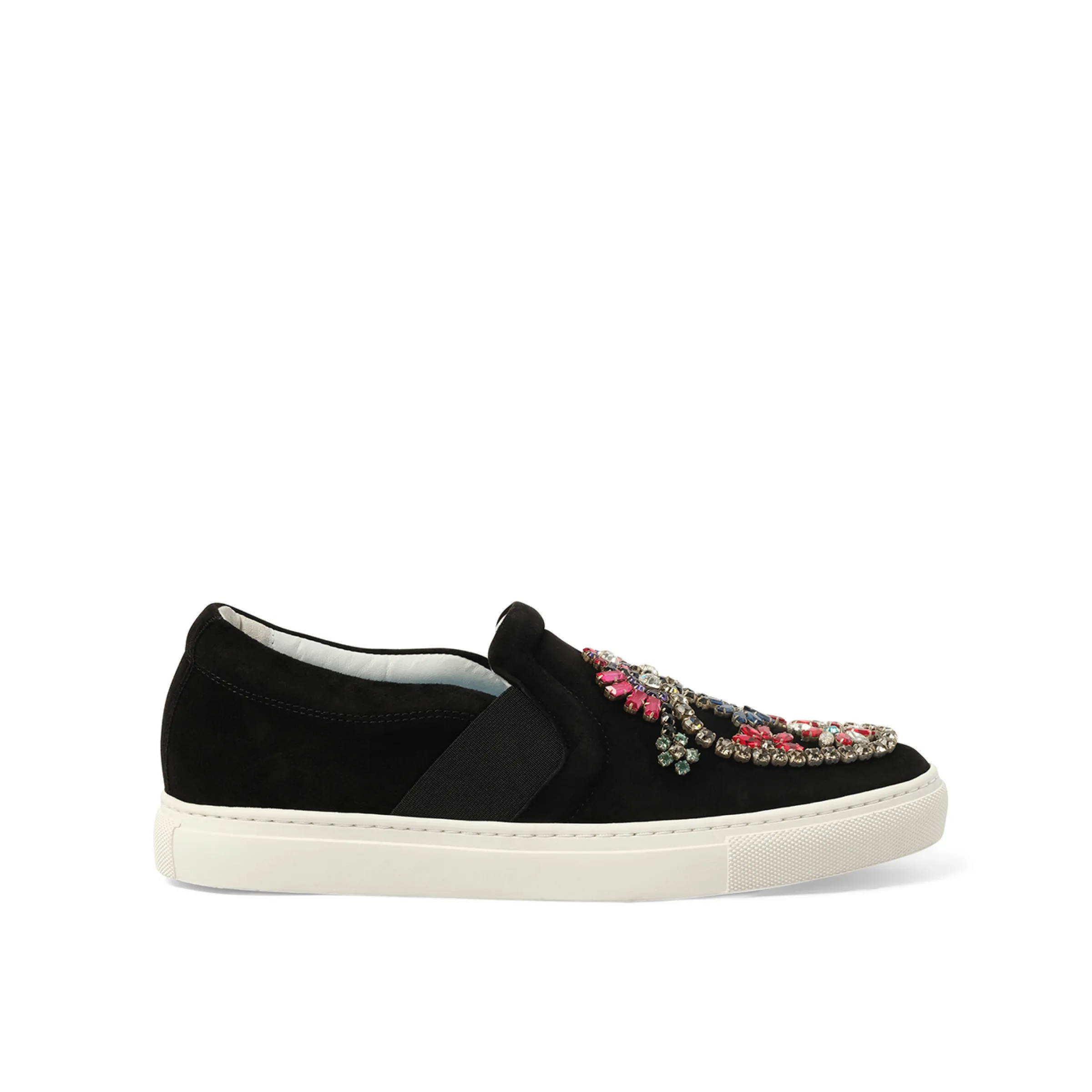Emb Slip On Sneaker in Black sold by MARAIS