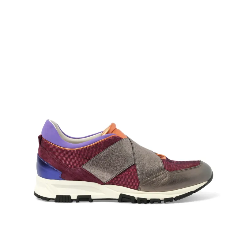 Running Shoe W/ Elastic in Pink sold by MARAIS