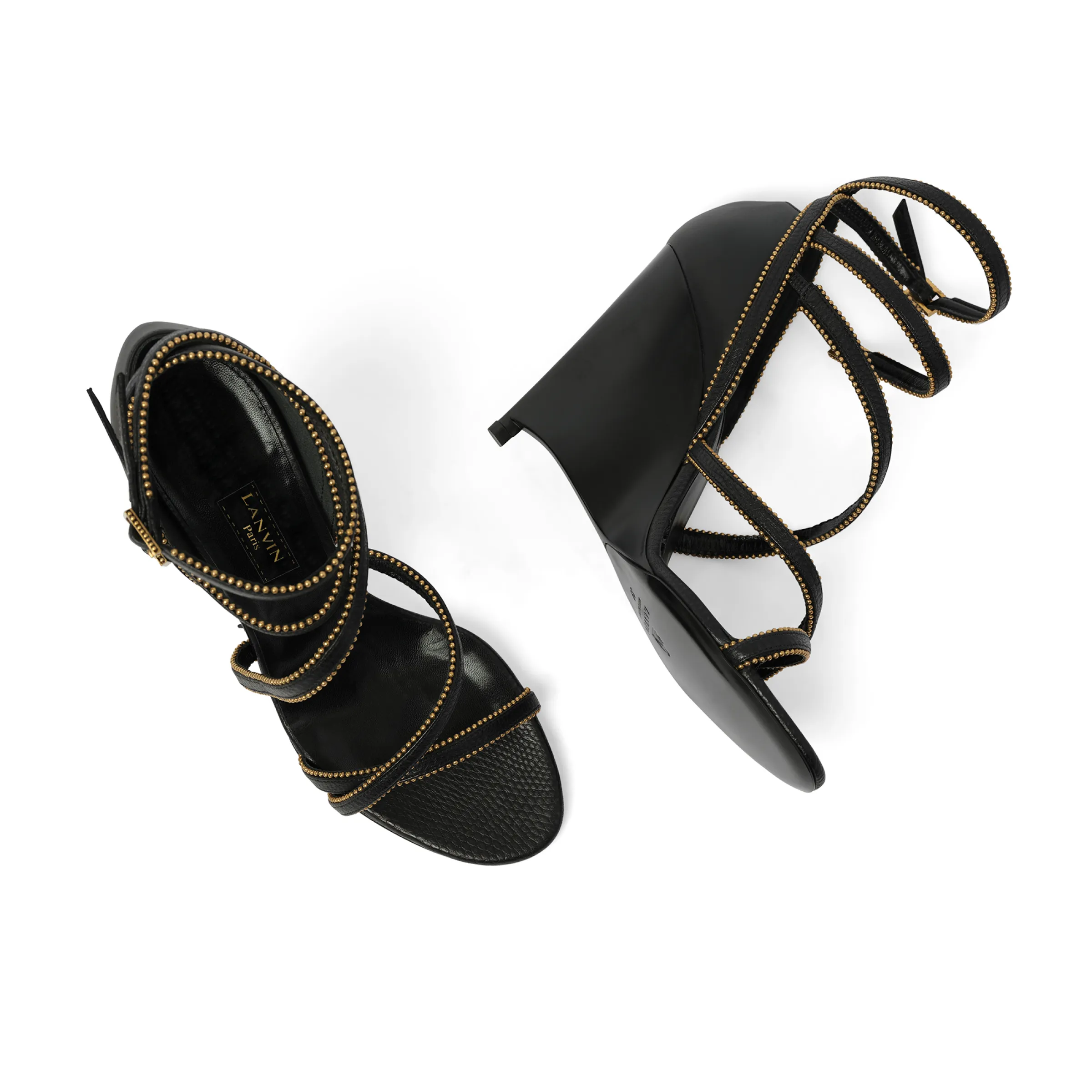 Wedge Sandal in Black sold by MARAIS product image thumbnail 4