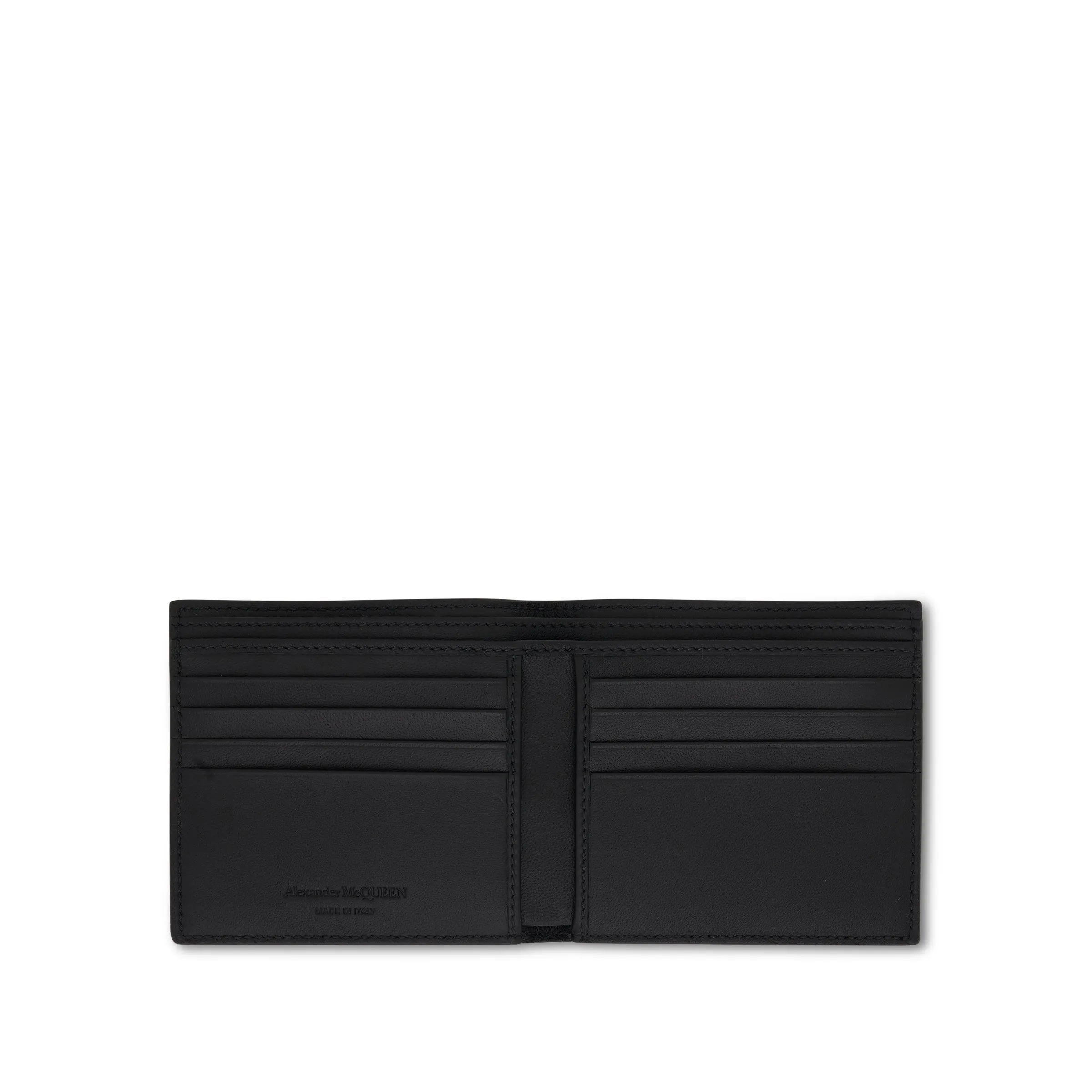 Graffiti Print Leather Wallet in Black sold by MARAIS product image thumbnail 3