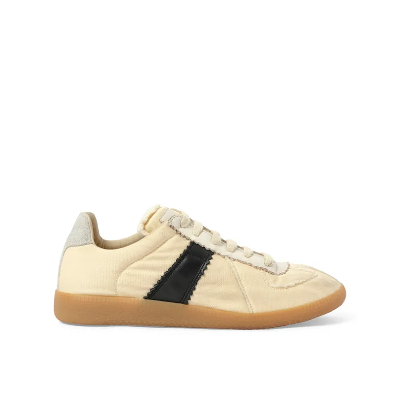 Replica Sneaker in Black/Yellow sold by MARAIS