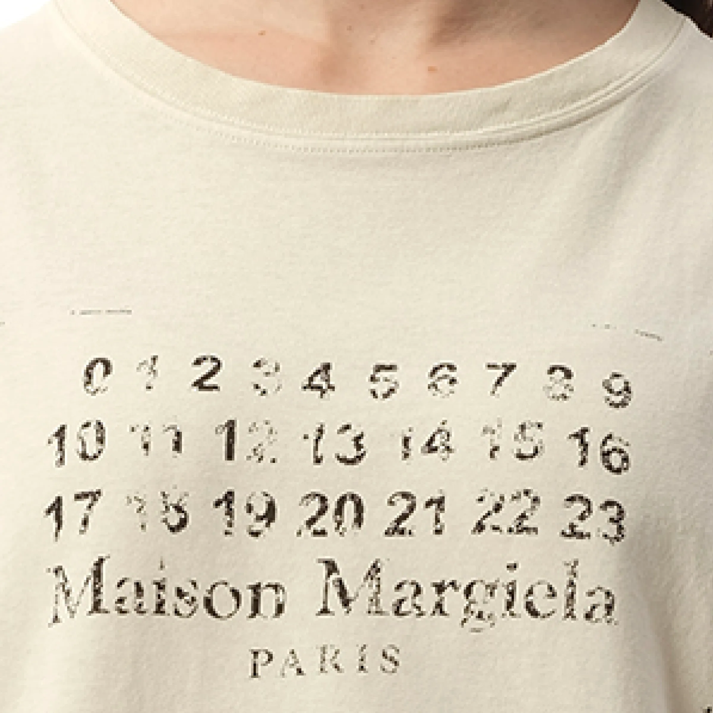 Logo T-Shirt in Butter sold by MARAIS product image thumbnail 3