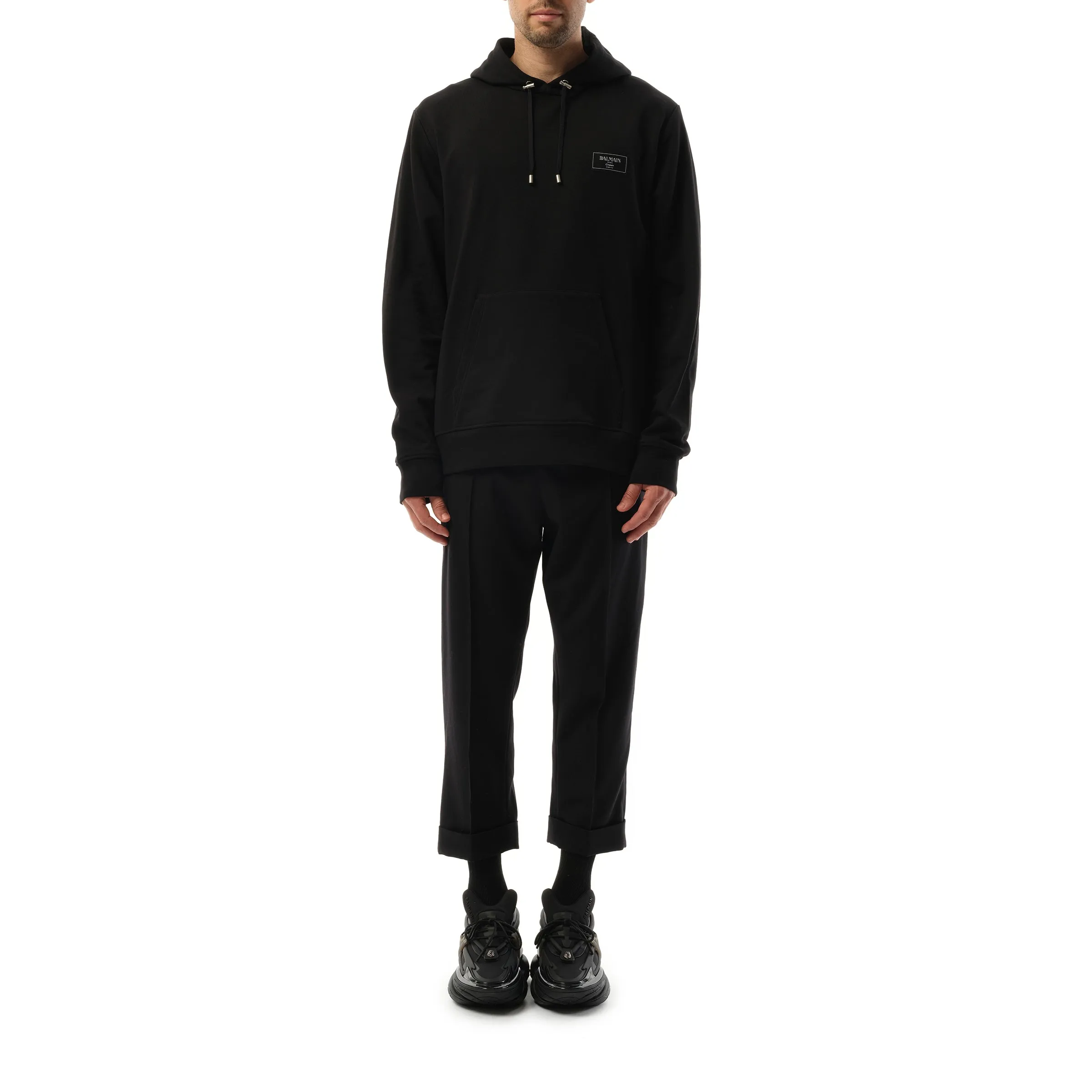 Couture Label Hoodie in Black sold by MARAIS product image thumbnail 4