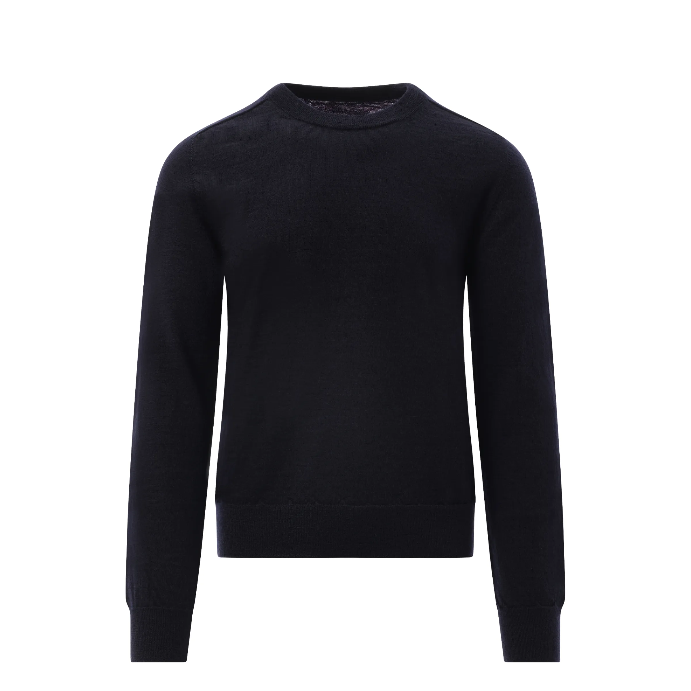 Wool Crewneck Sweater in Dark Blue sold by MARAIS product image thumbnail 2