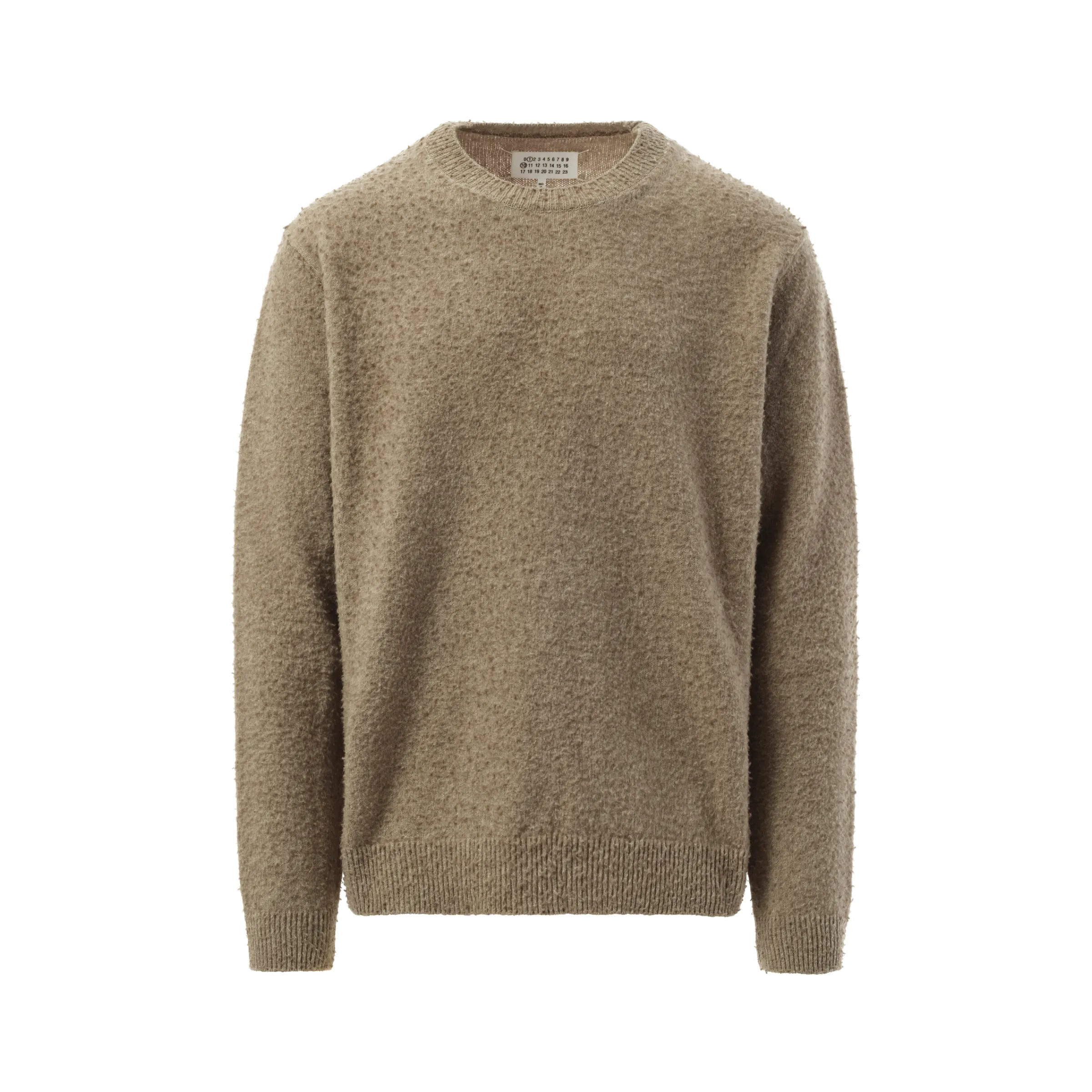 Wool Crewneck Sweater in Sage Green sold by MARAIS product image thumbnail 2