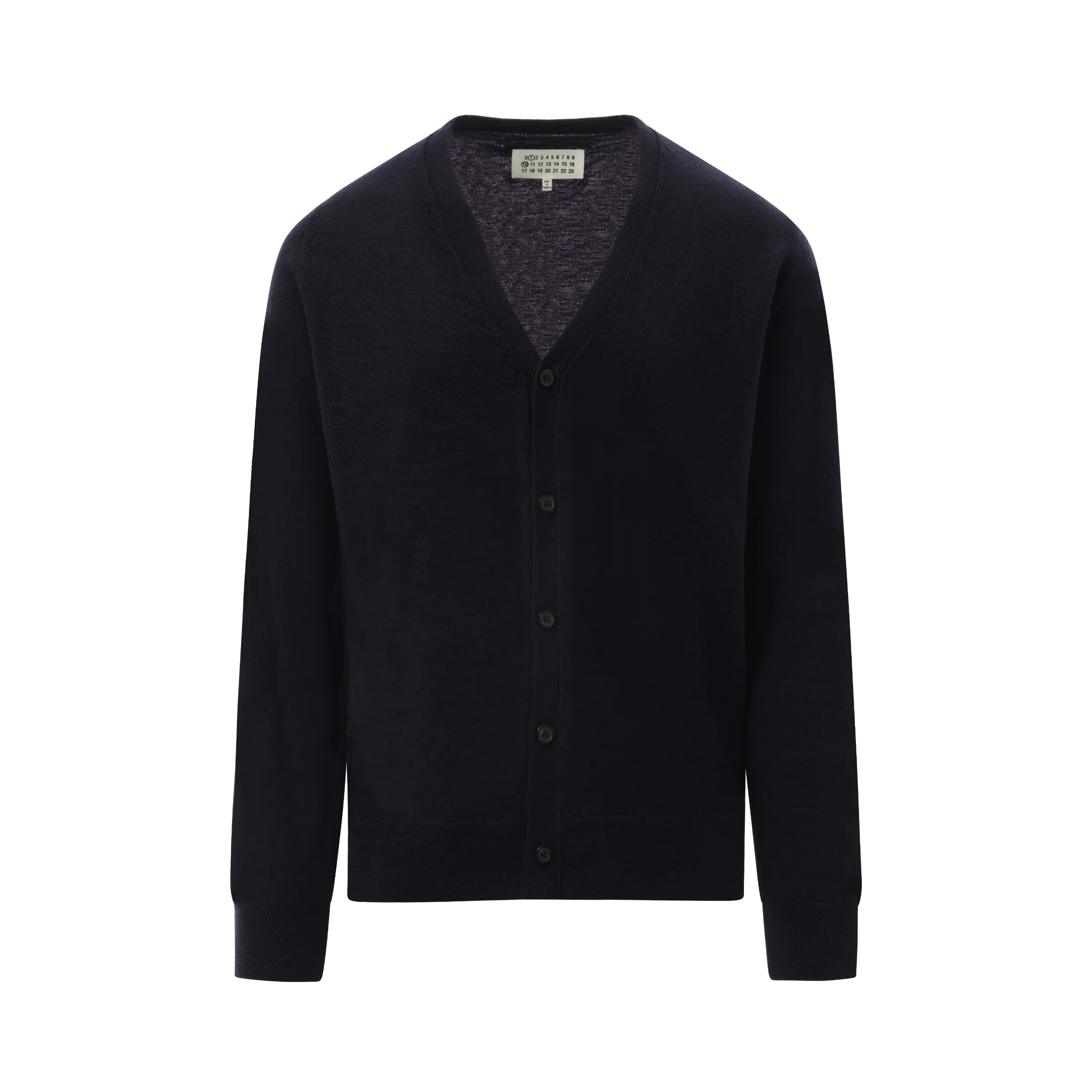 Wool Cardigan in Dark Blue sold by MARAIS product image thumbnail 2