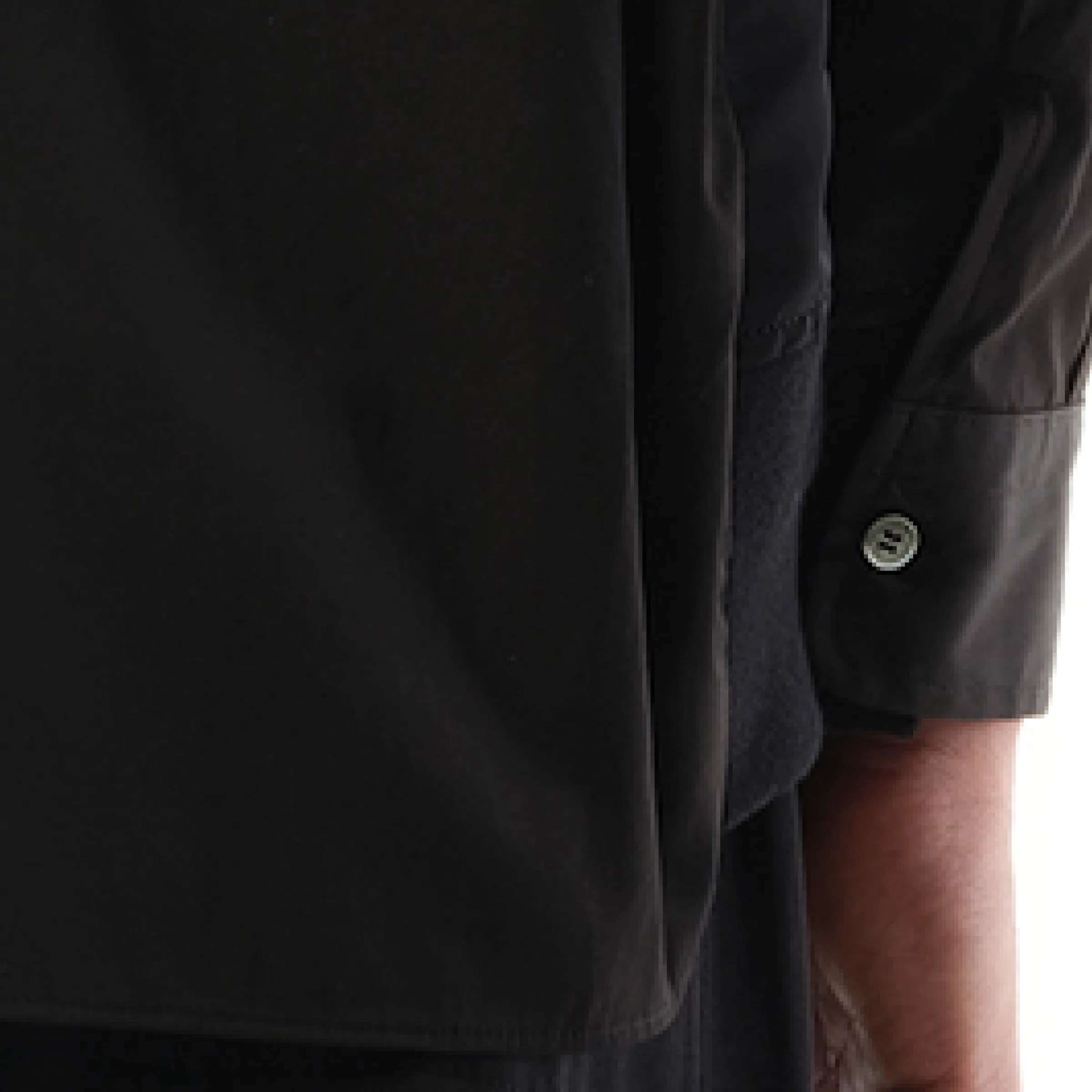 Cotton Poplin Nylon Shirt in Black sold by MARAIS product image thumbnail 3