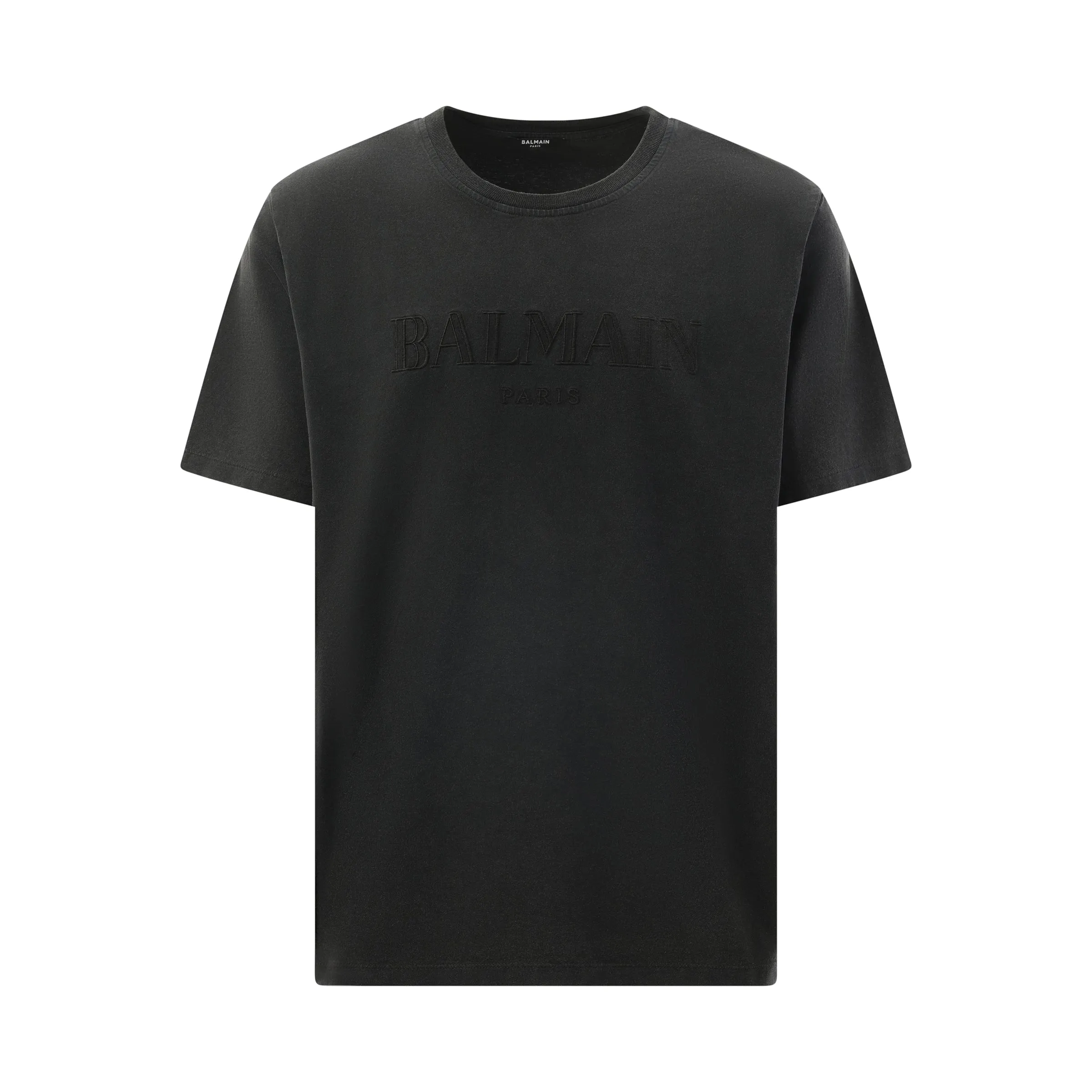 Balmain Vintage Emb T-Shirt in Grey sold by MARAIS product image thumbnail 2
