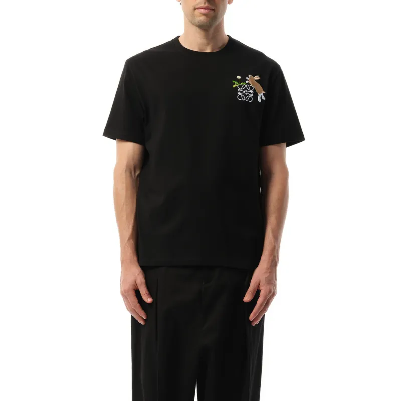 Suna Fujita Anagram Bunny T-Shirt in Black sold by MARAIS