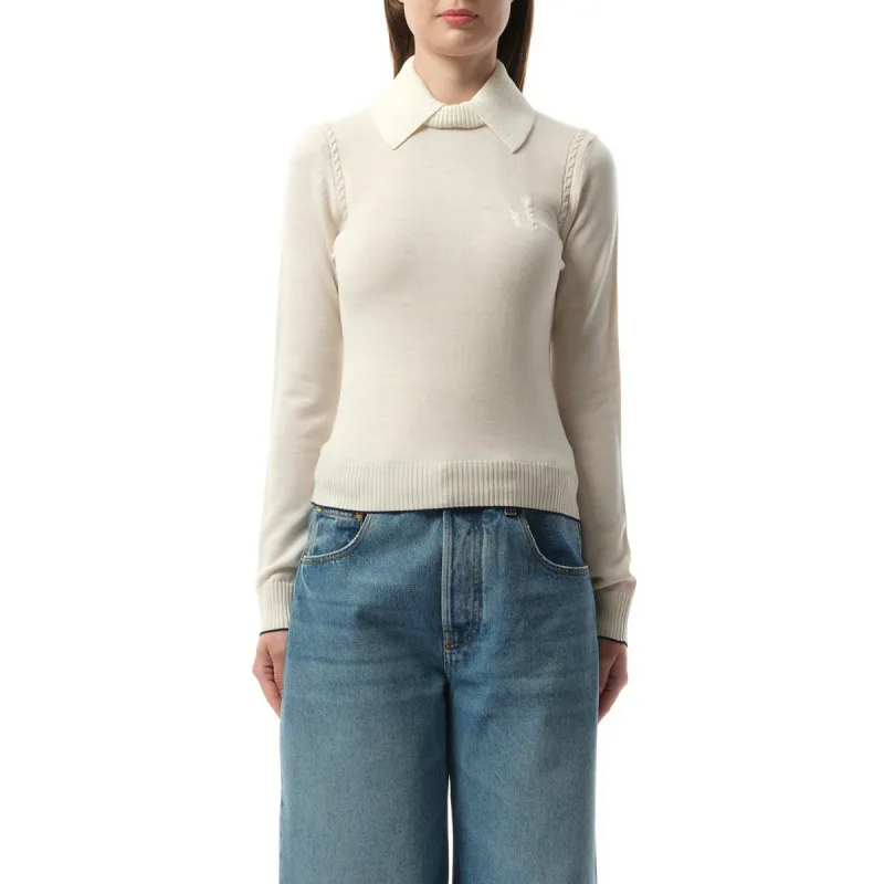 La Maille Tricot in Light Beige sold by MARAIS