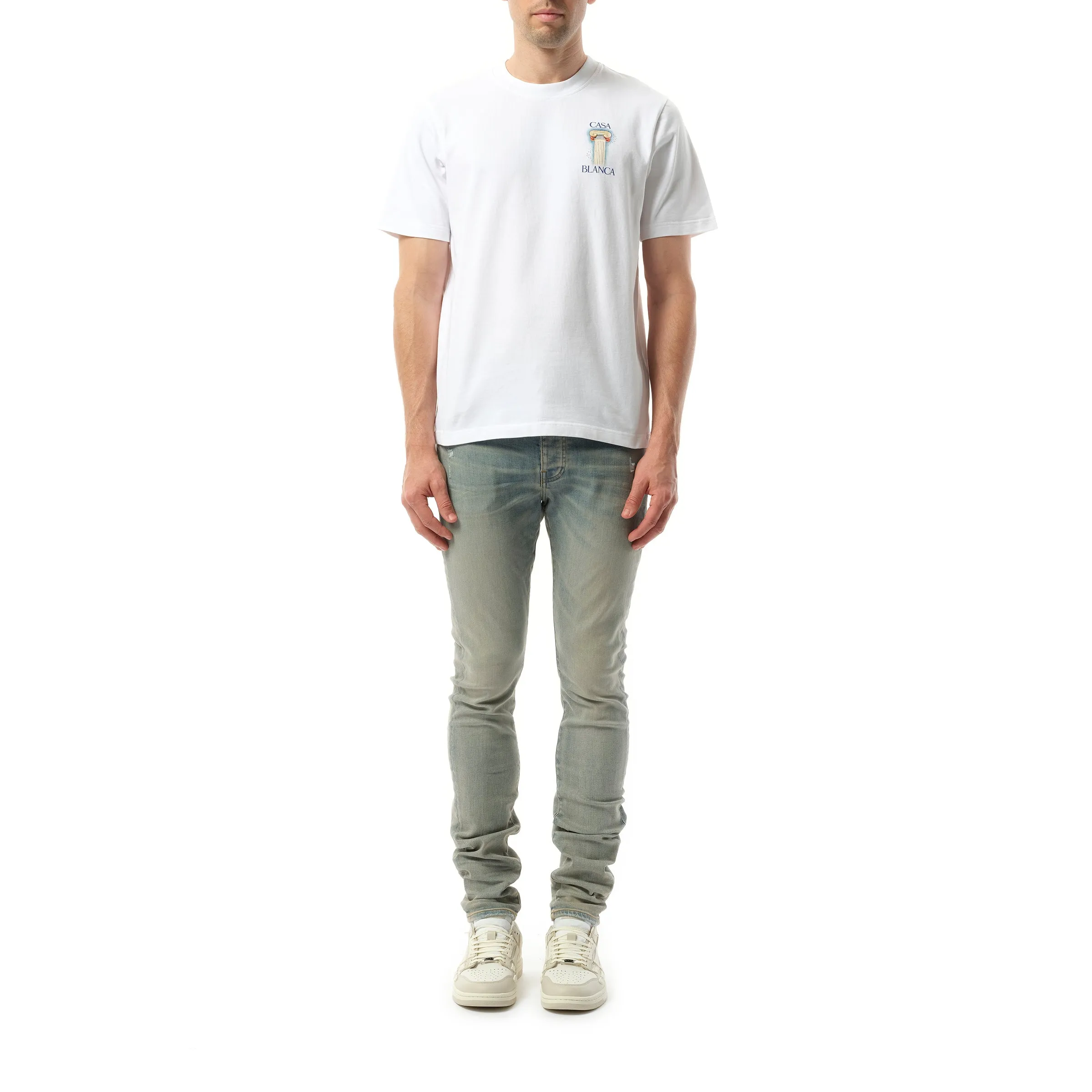 La Colomne Printed T-Shirt in White sold by MARAIS product image thumbnail 4
