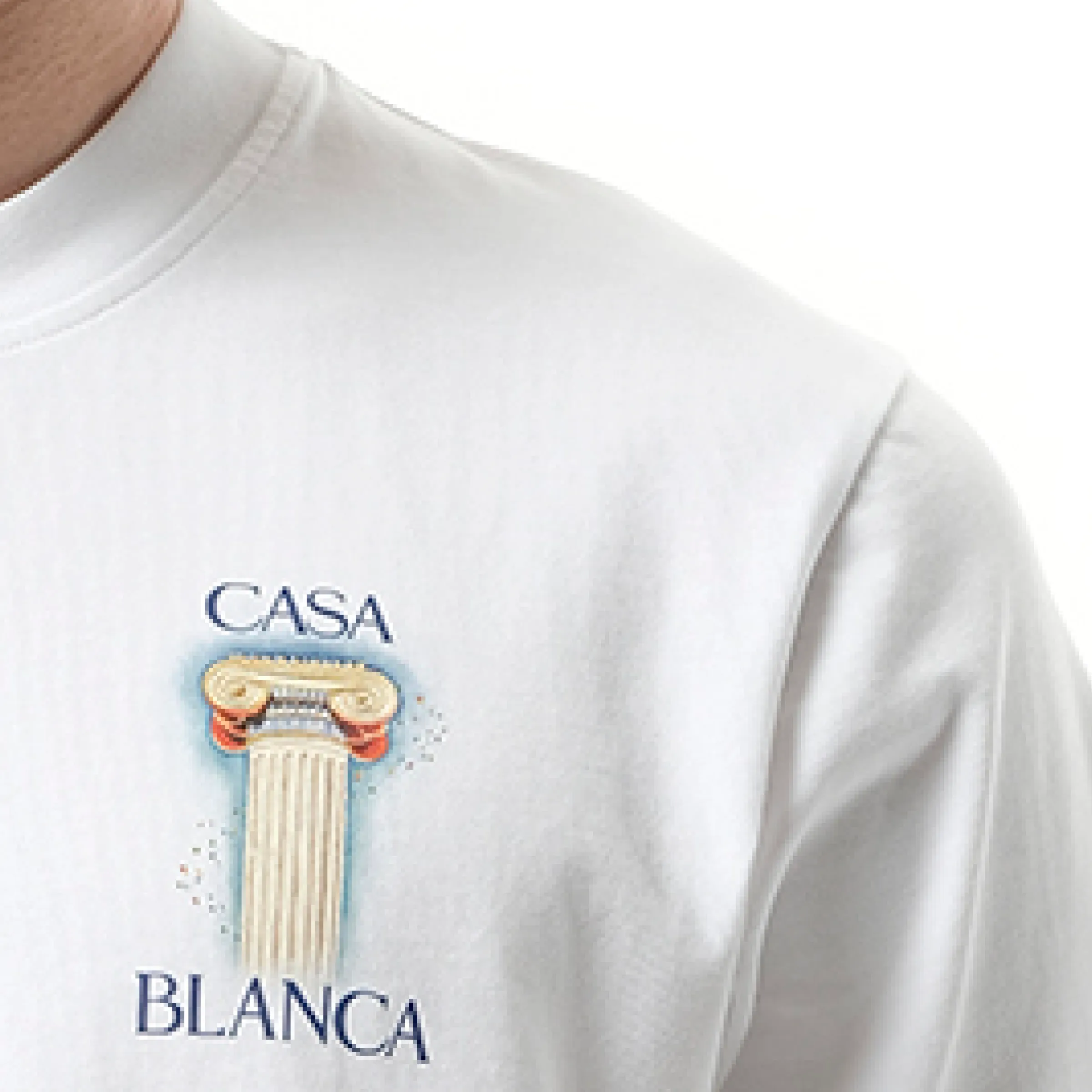 La Colomne Printed T-Shirt in White sold by MARAIS product image thumbnail 3