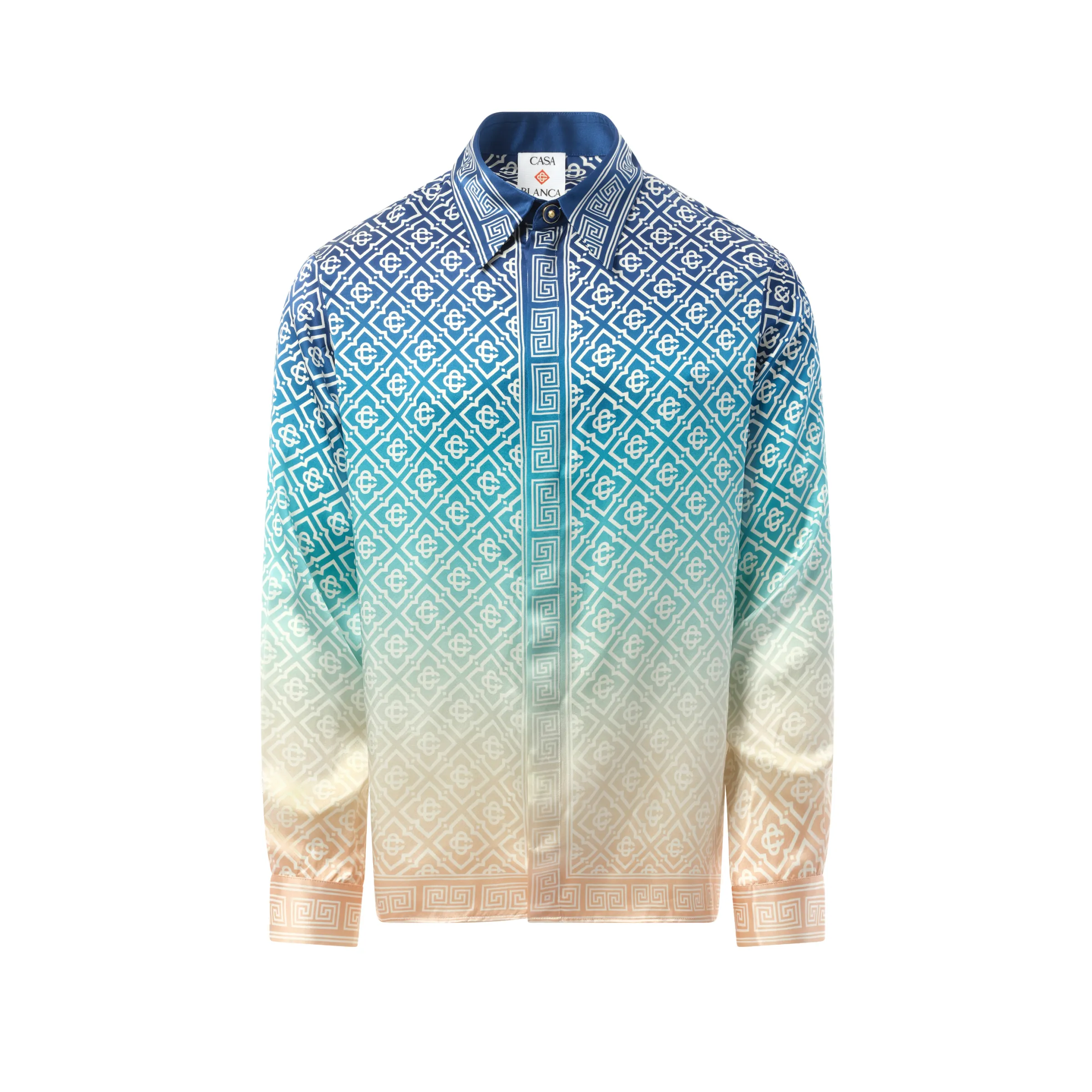 Gradient Classic Collar Shirt in Blue sold by MARAIS product image thumbnail 2