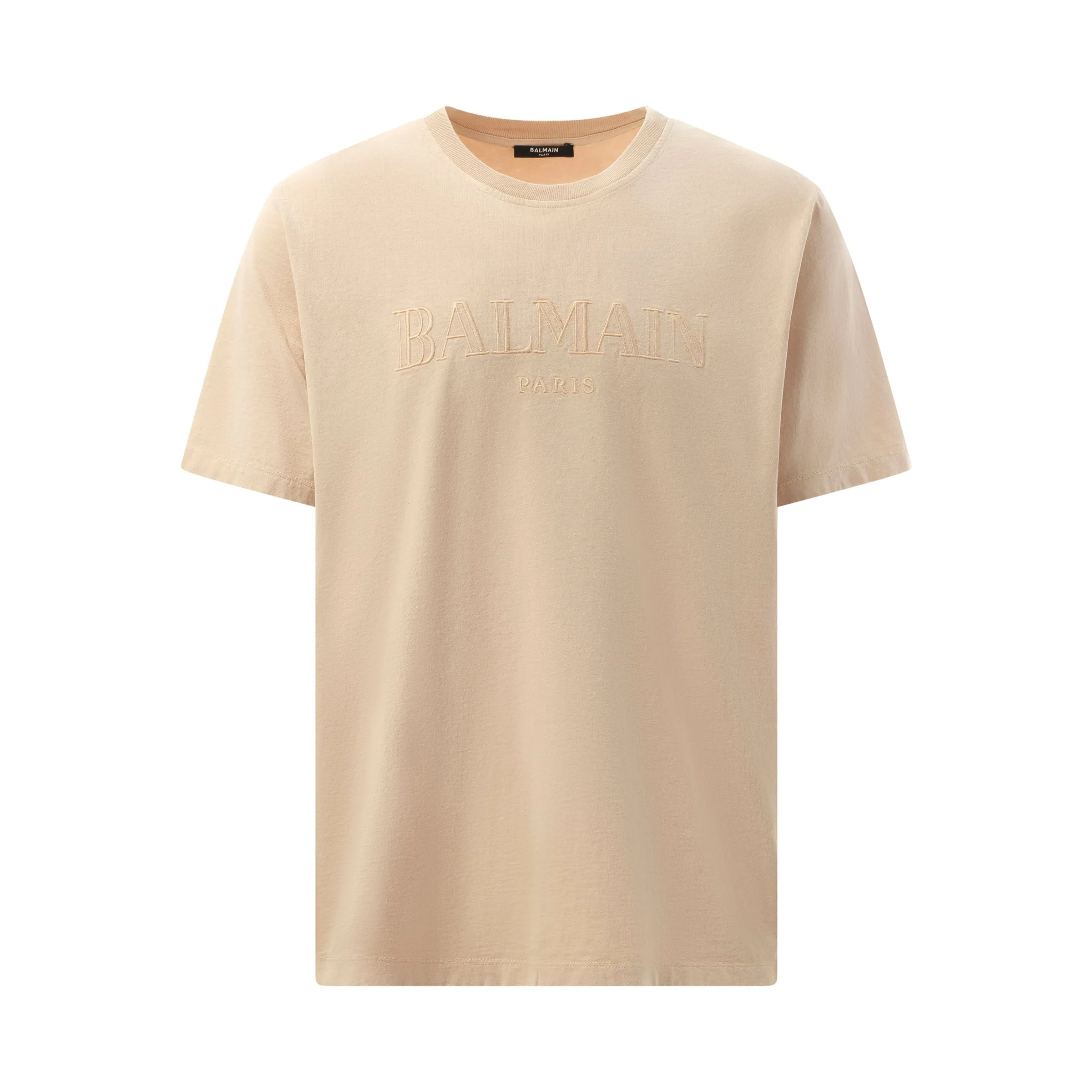 Balmain Vintage Emb T-Shirt in Nude/Black sold by MARAIS product image thumbnail 2