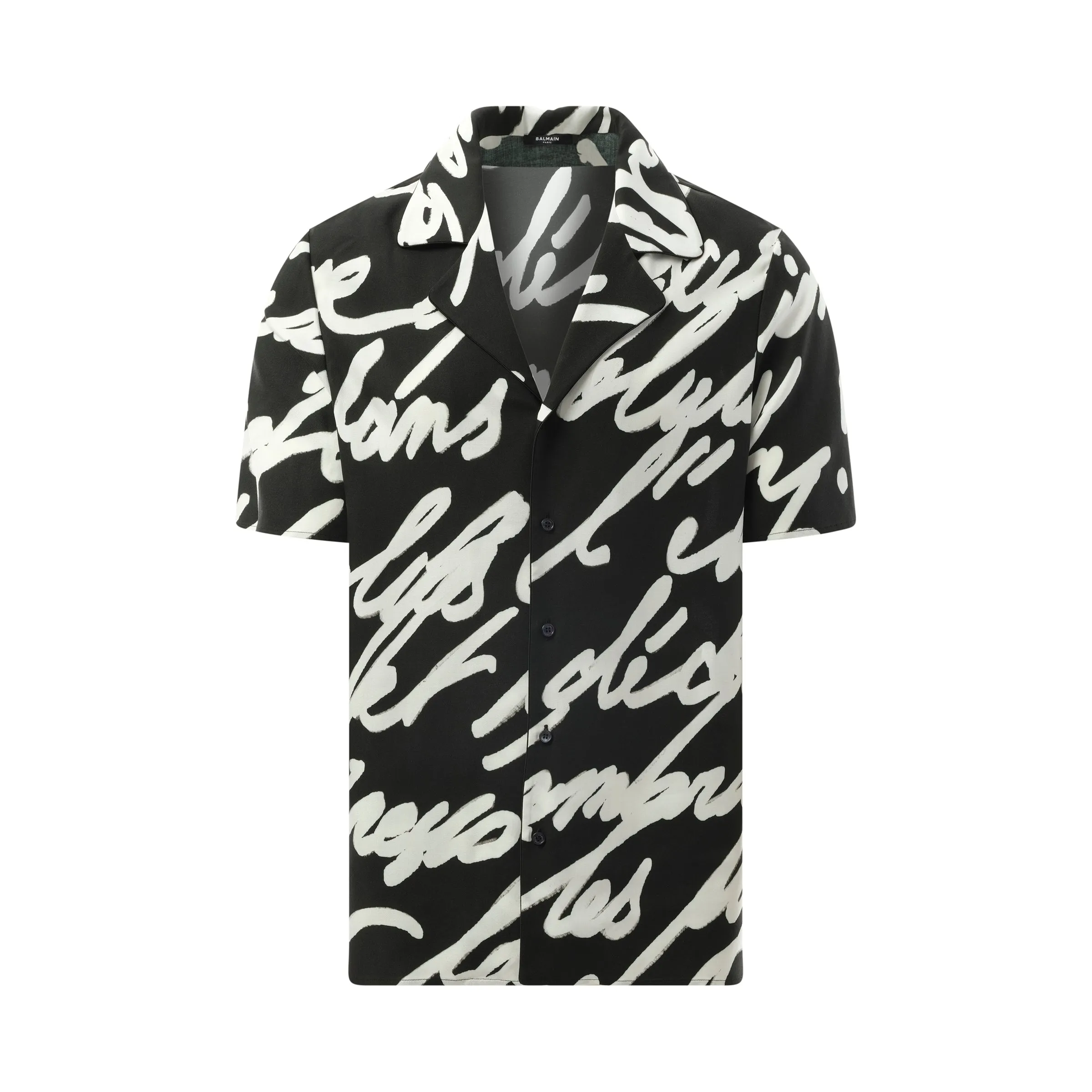 Big Love Letter Pyjama Shirt in Black/White sold by MARAIS product image thumbnail 2