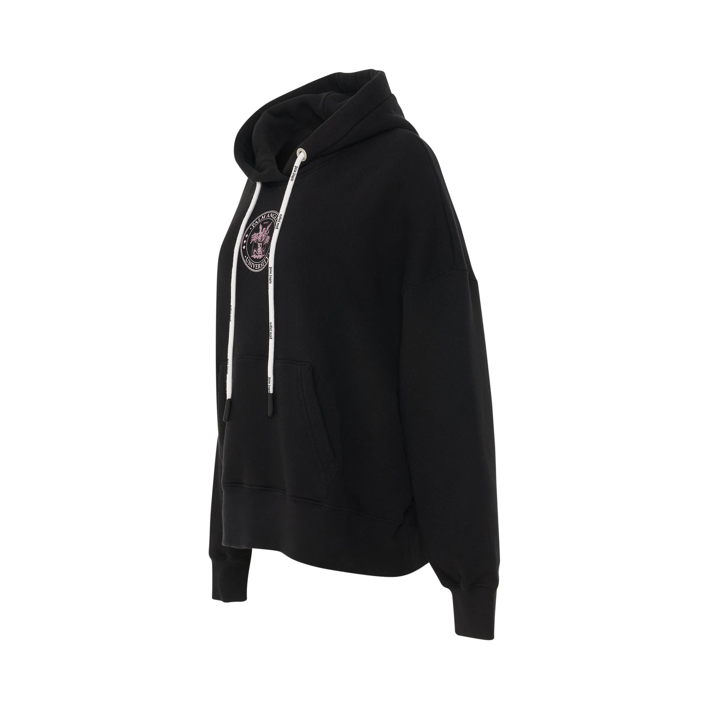 College Classic Hoodie in Black/Coral Pink sold by MARAIS product image thumbnail 2