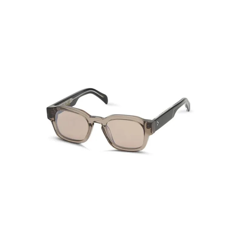 Thirty II Sunglasses with Brown Flash Lens in Crystal Grey sold by MARAIS