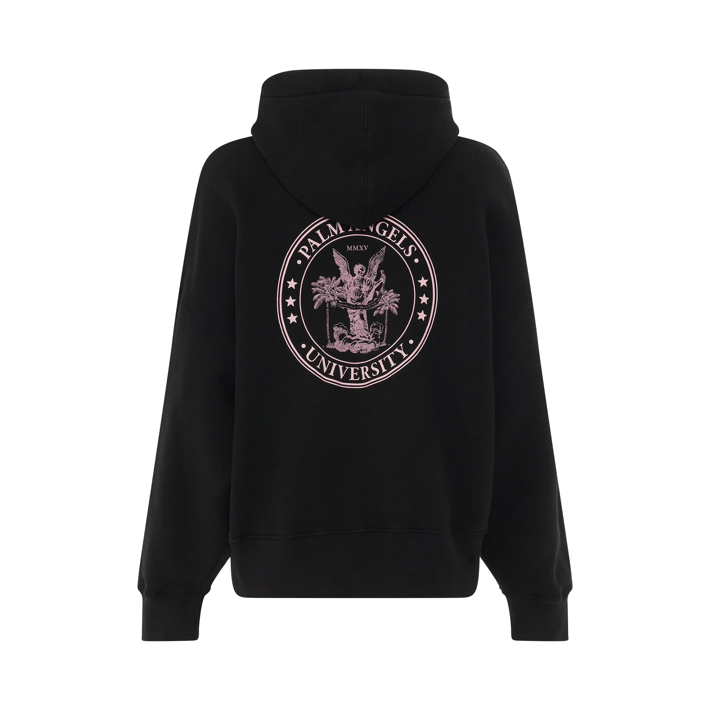 College Classic Hoodie in Black/Coral Pink sold by MARAIS product image thumbnail 4
